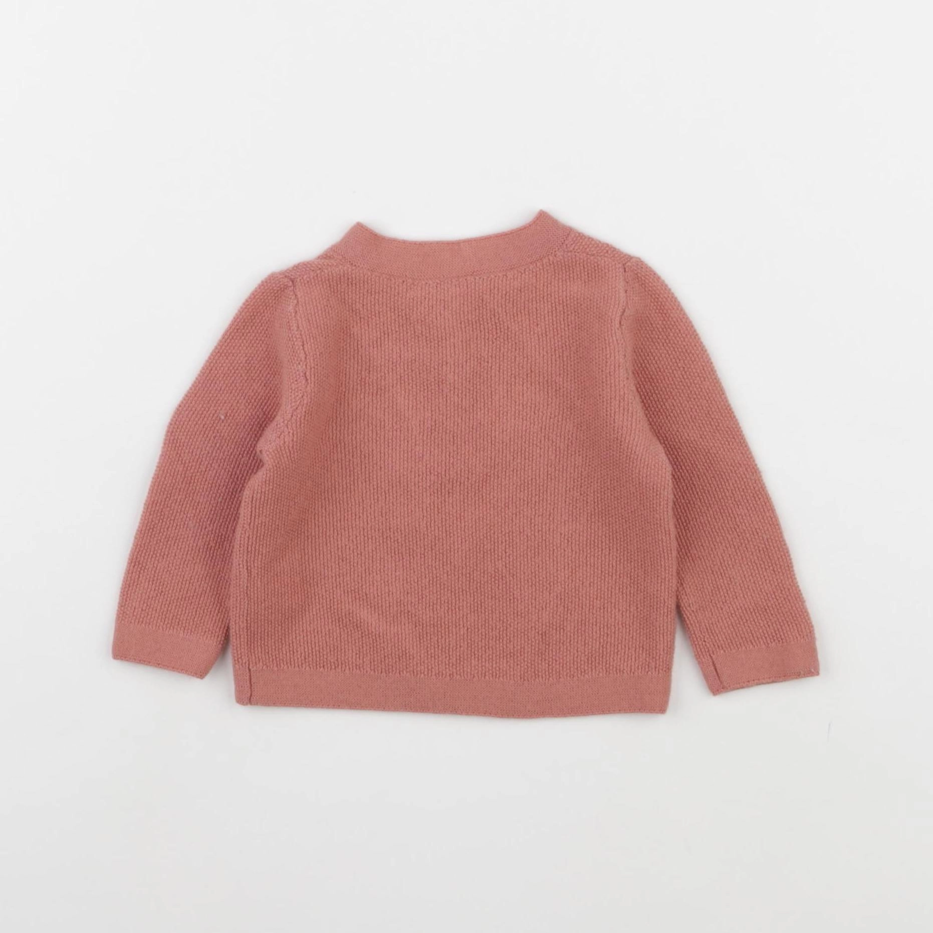 Bonpoint - gilet rose - 6 mois