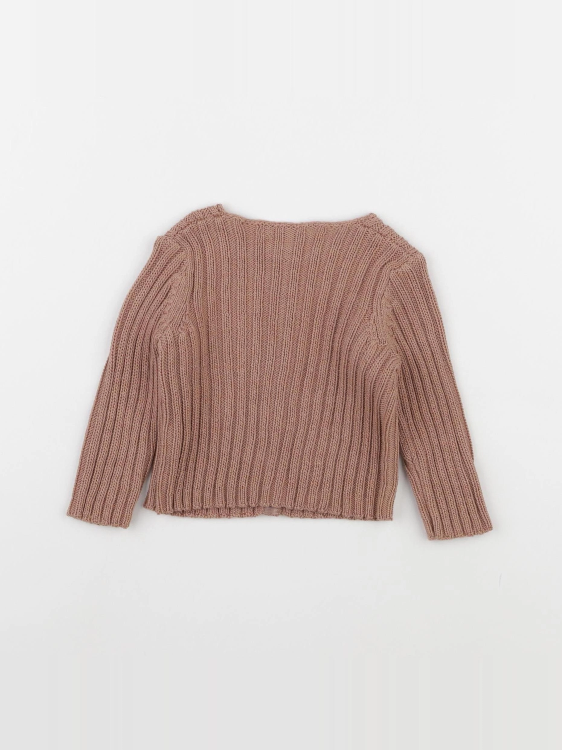 Bonpoint - gilet marron - 6 mois