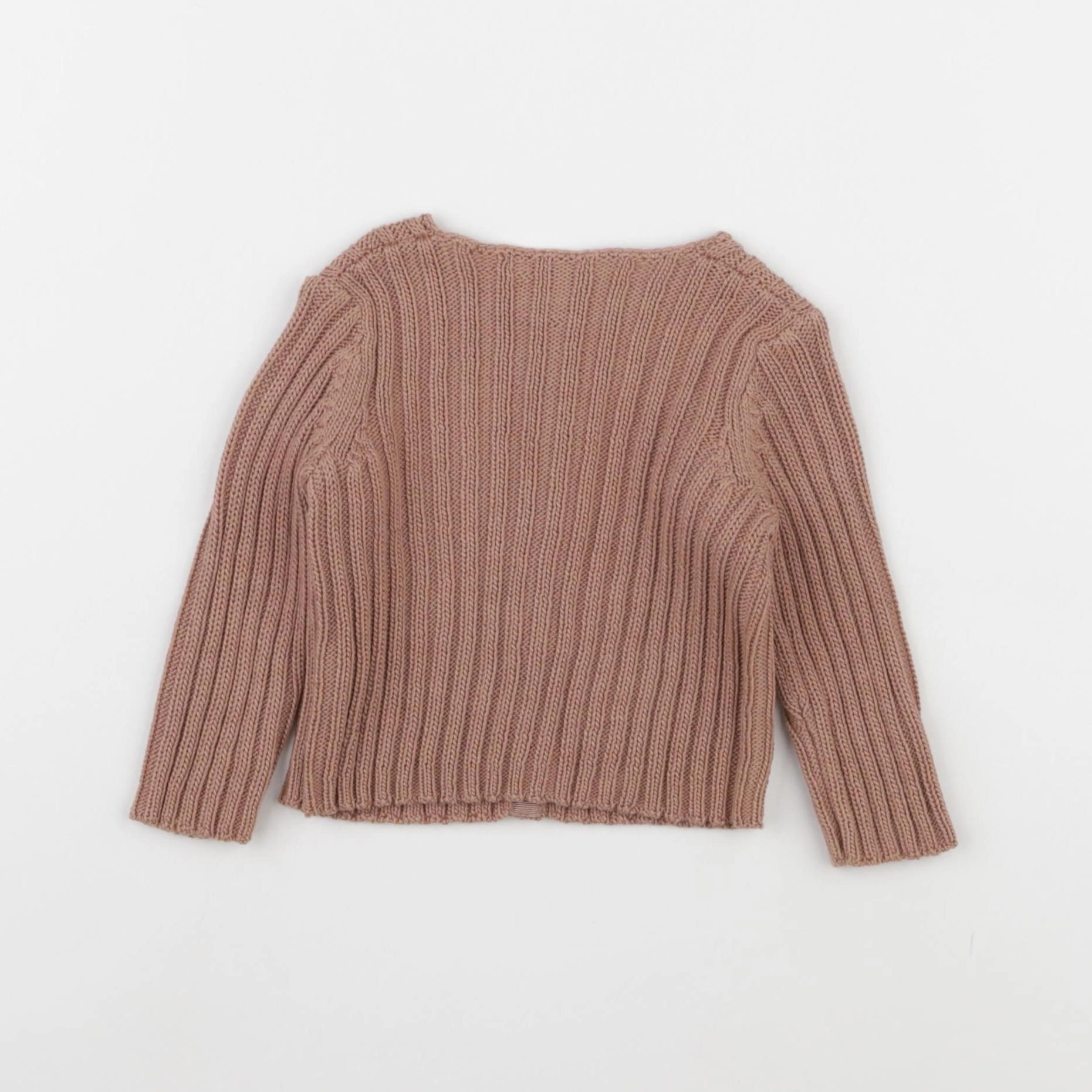 Bonpoint - gilet marron - 6 mois