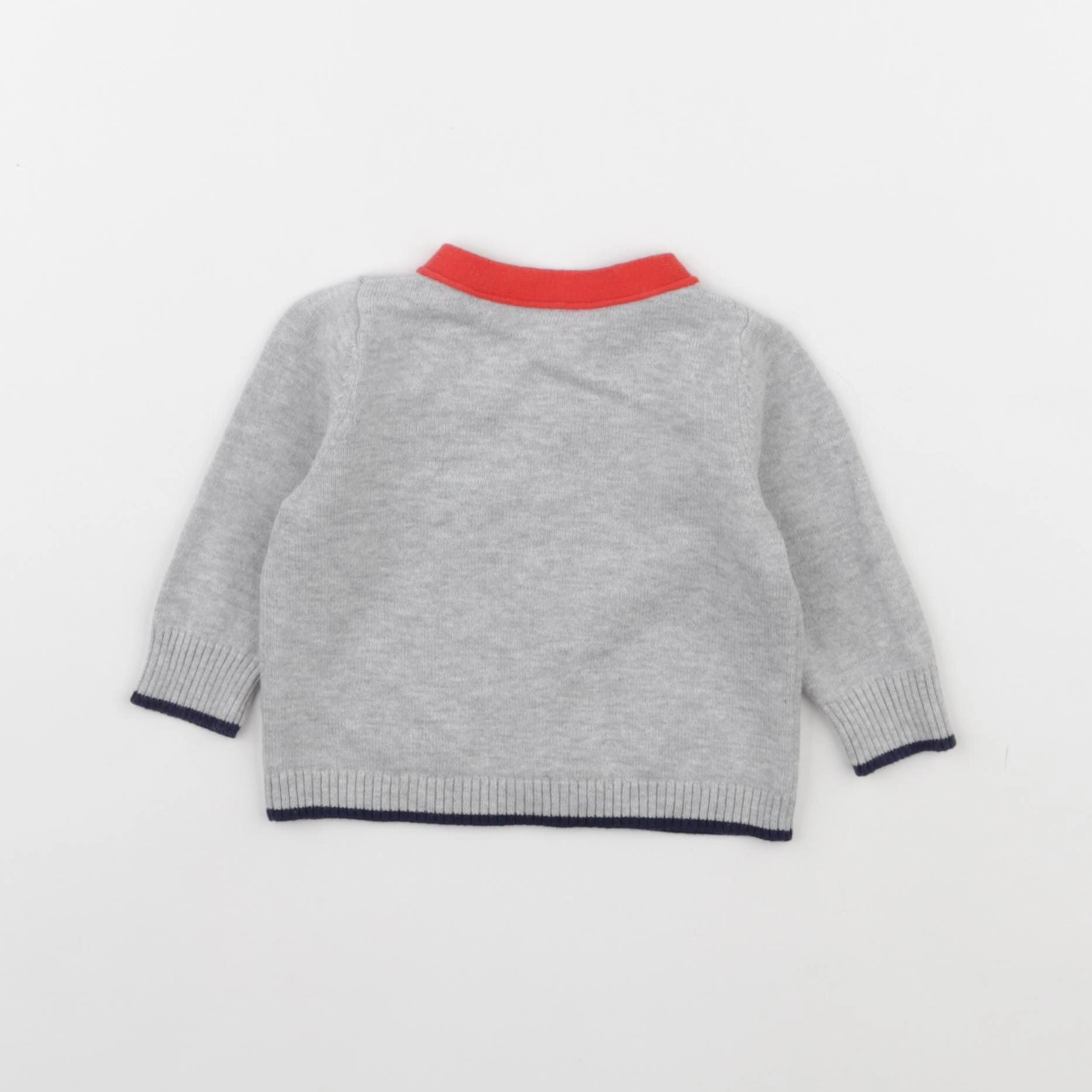 Bonpoint - gilet gris - 6 mois