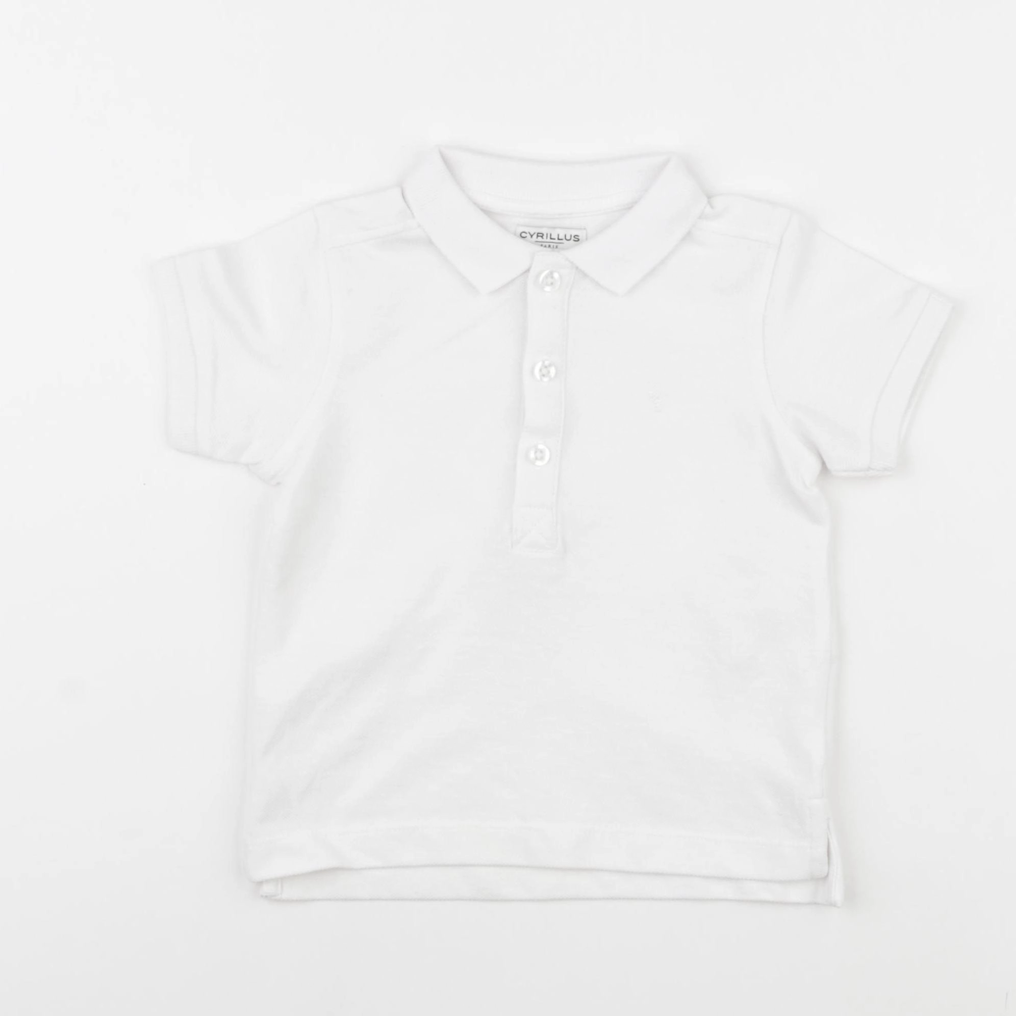 Cyrillus - polo blanc - 18 mois