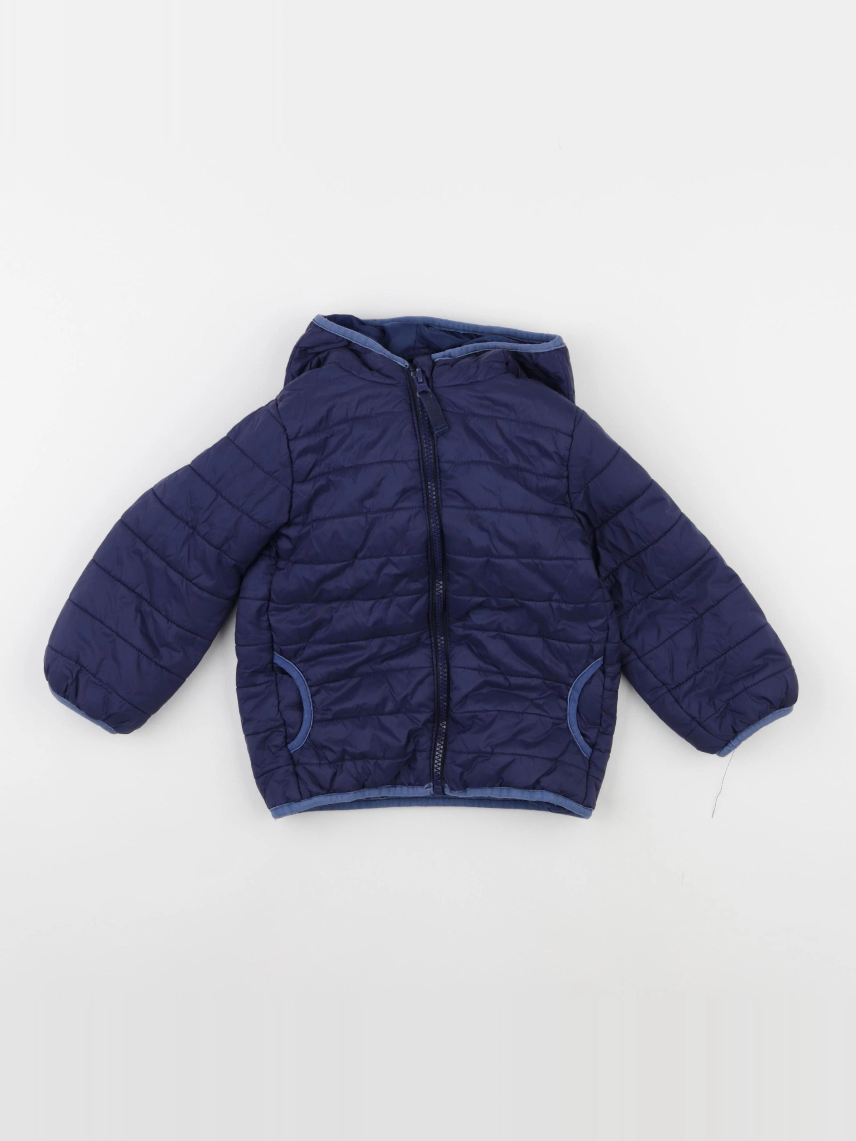 Vertbaudet - doudoune bleu - 24 mois