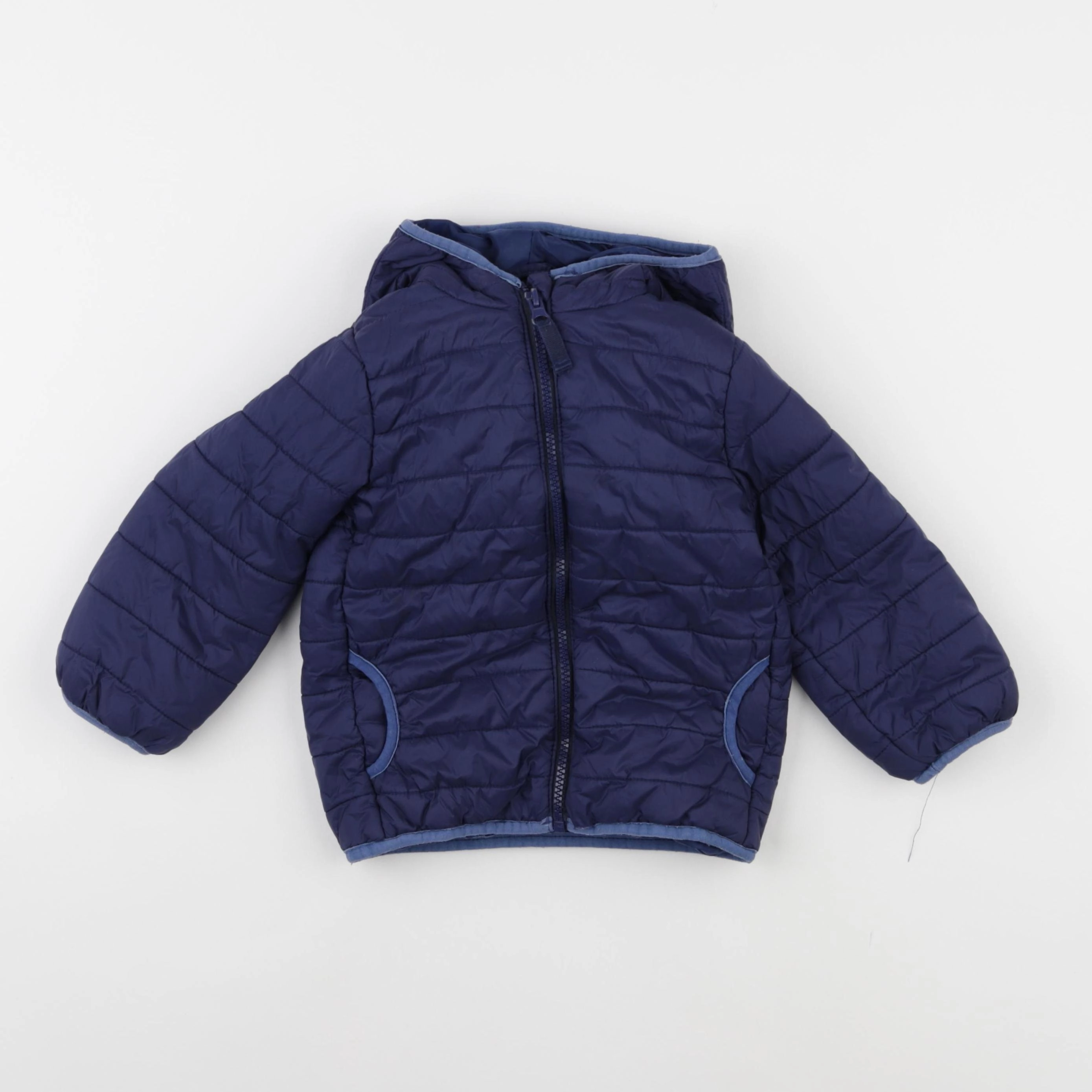 Vertbaudet - doudoune bleu - 24 mois