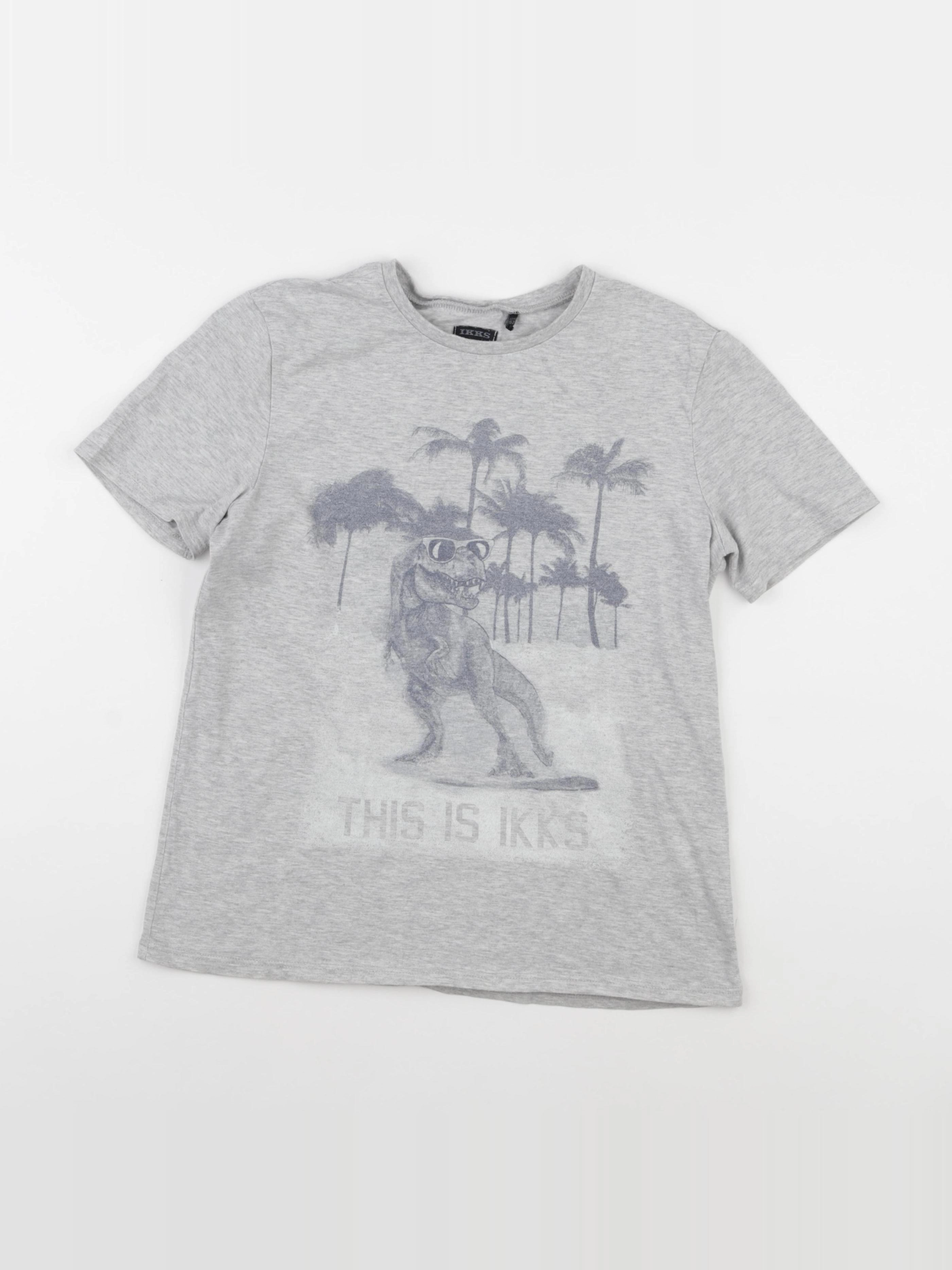 IKKS - tee-shirt gris - 12 ans