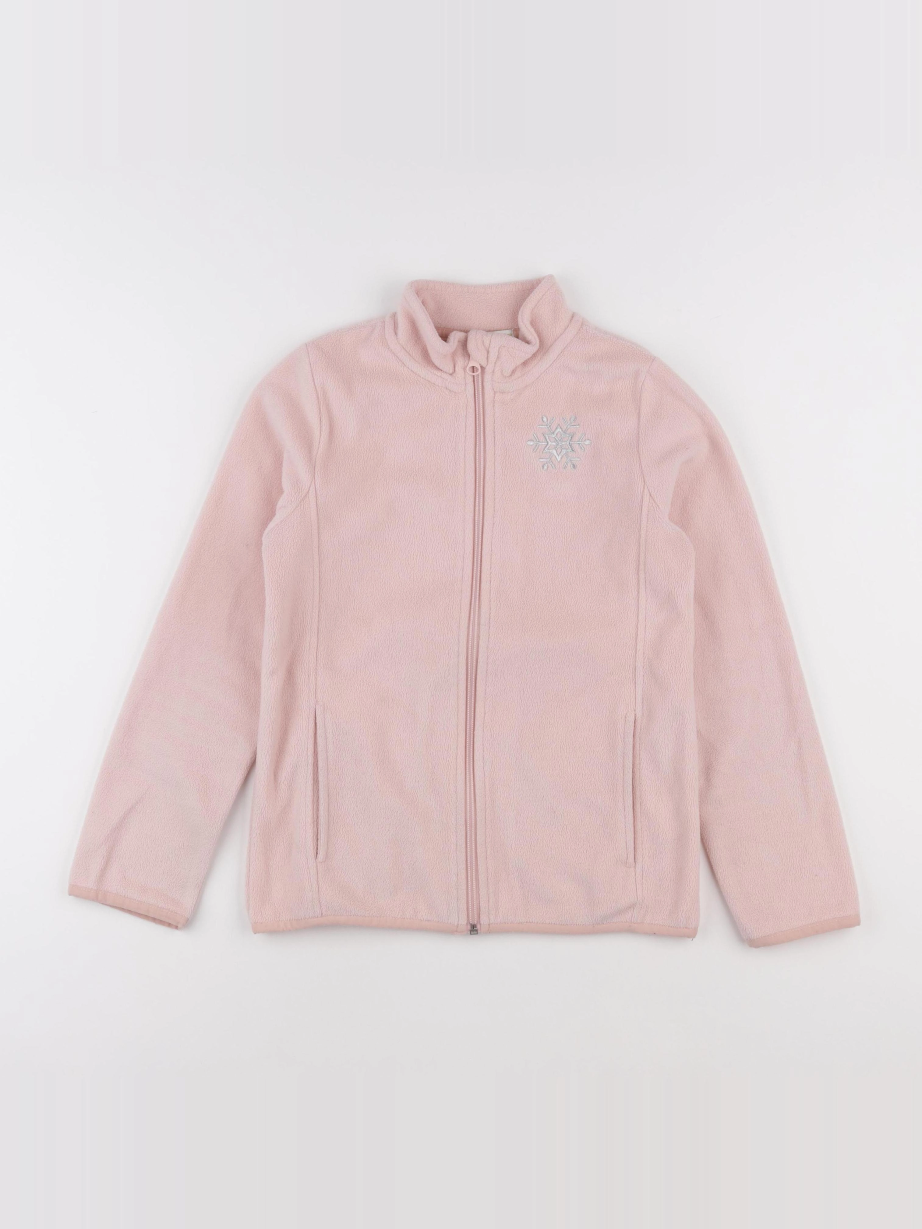 Vertbaudet - polaire rose - 10 ans