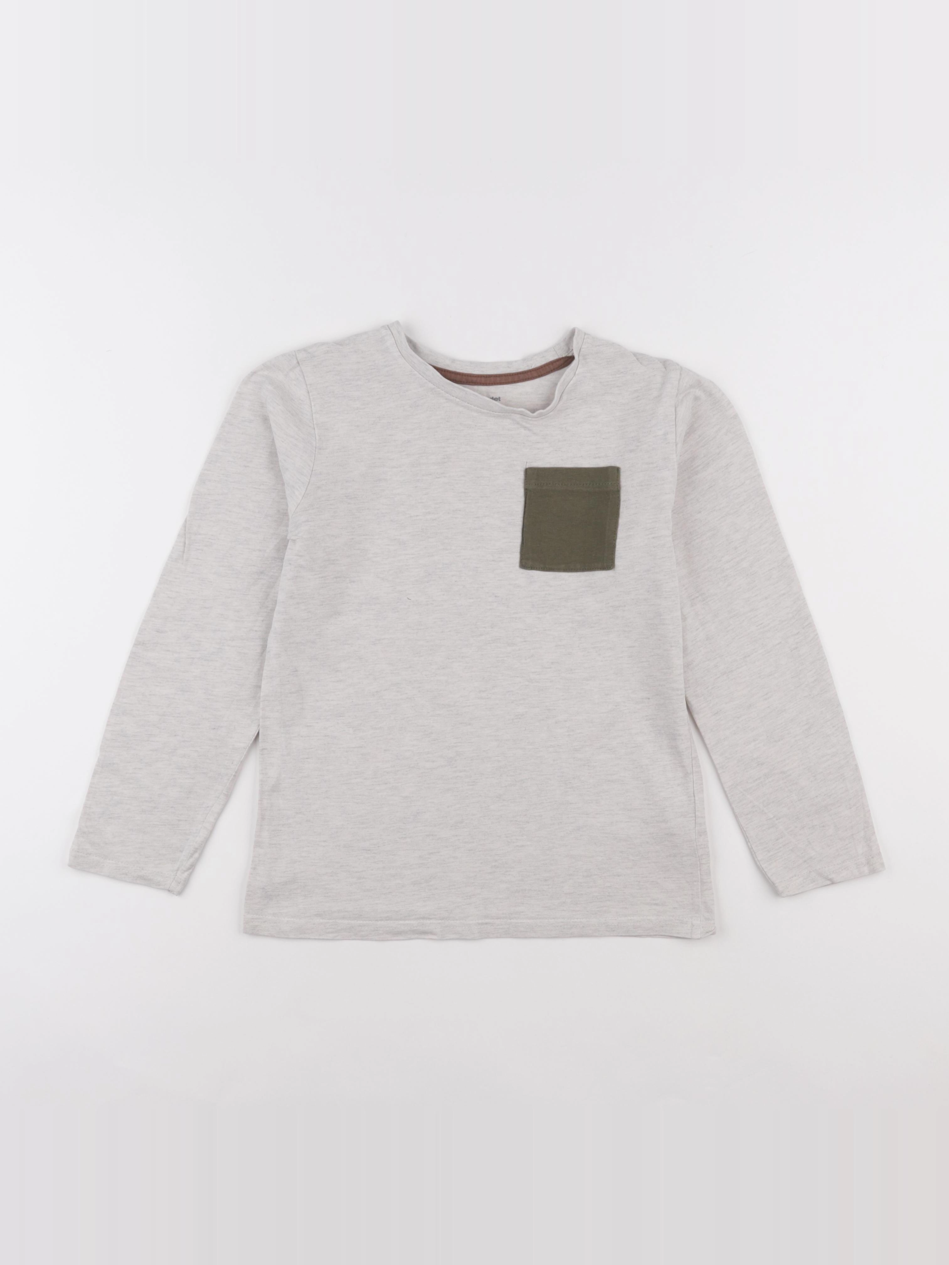 Vertbaudet - tee-shirt beige - 10 ans