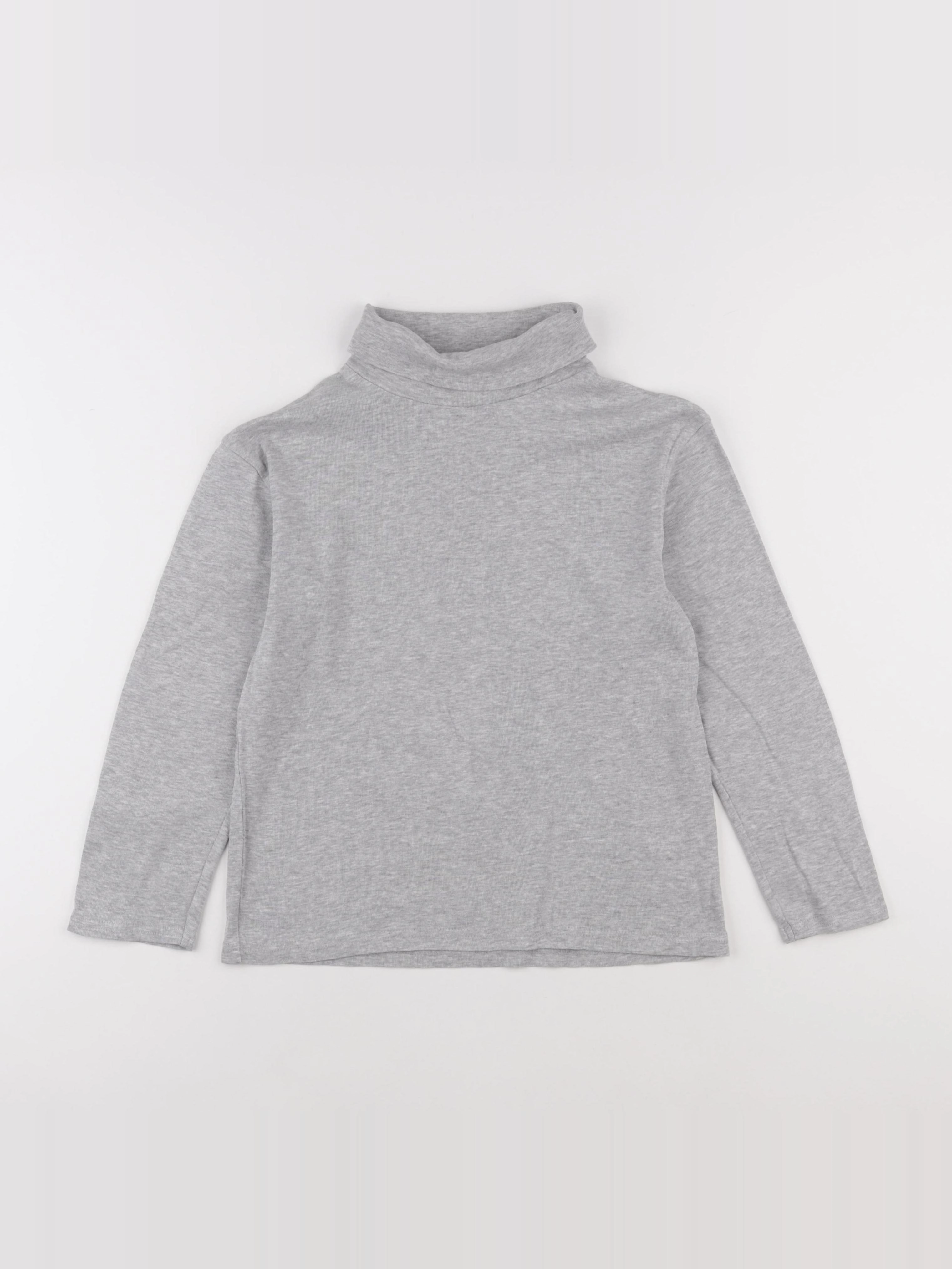 Vertbaudet - sous-pull gris - 10 ans