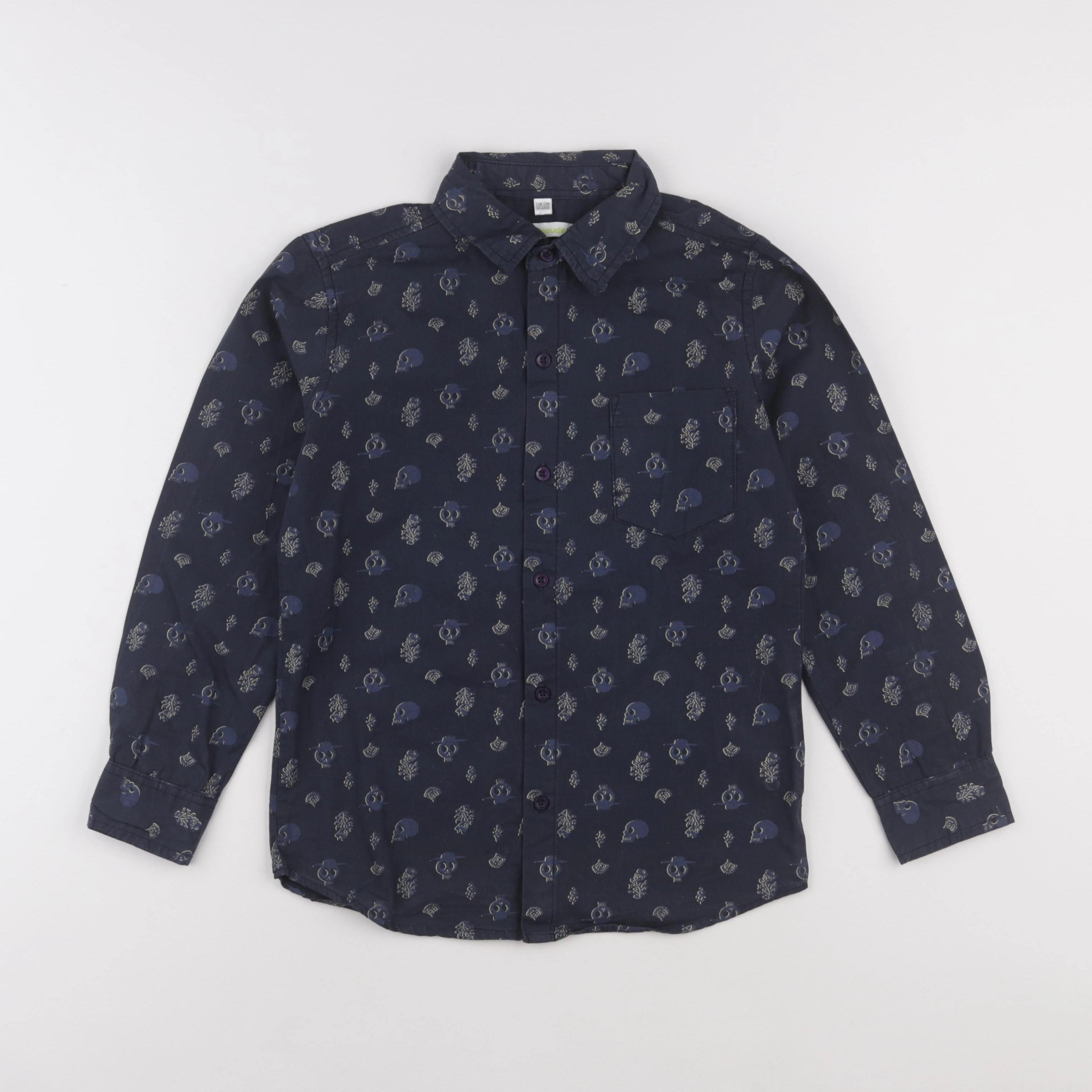 Vertbaudet - chemise bleu - 10 ans