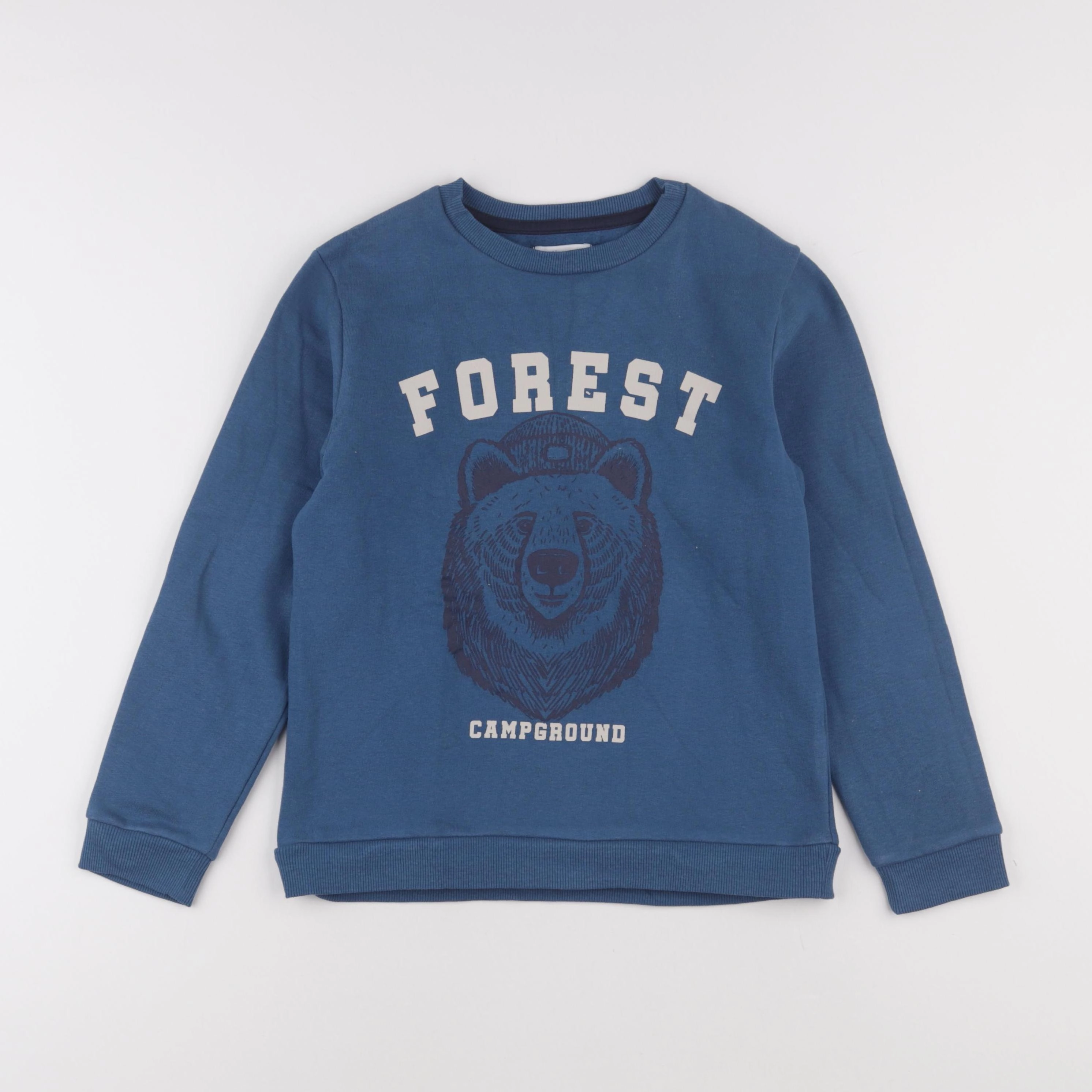 Vertbaudet - sweat bleu - 10 ans