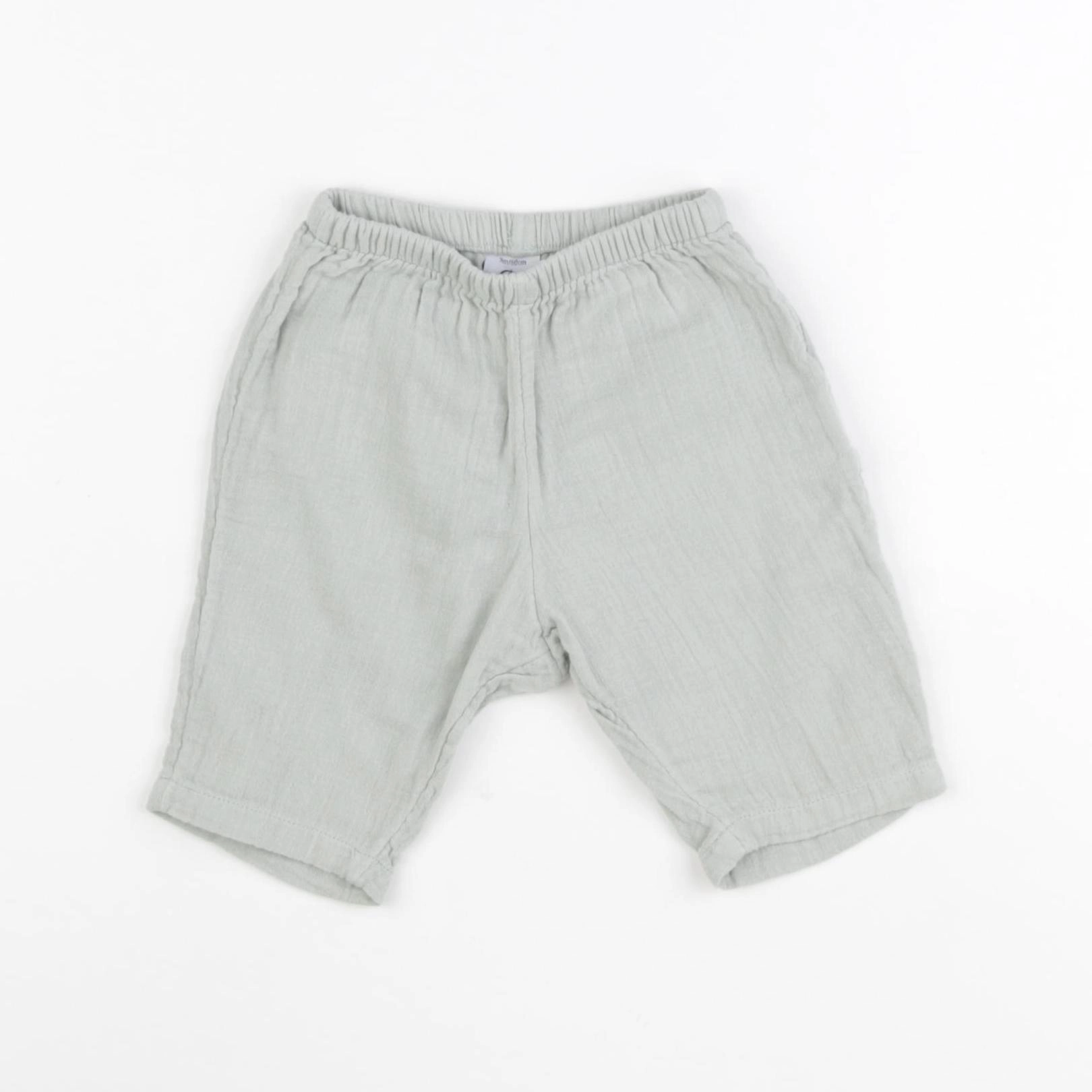 Petit Bateau - pantalon vert - 3 mois