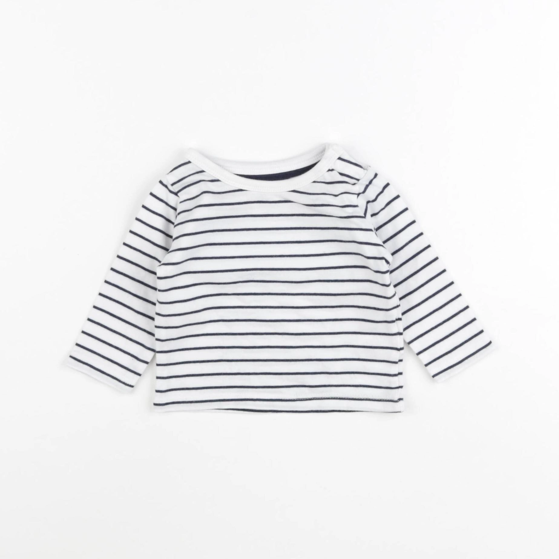 Vertbaudet - tee-shirt blanc - 3 mois
