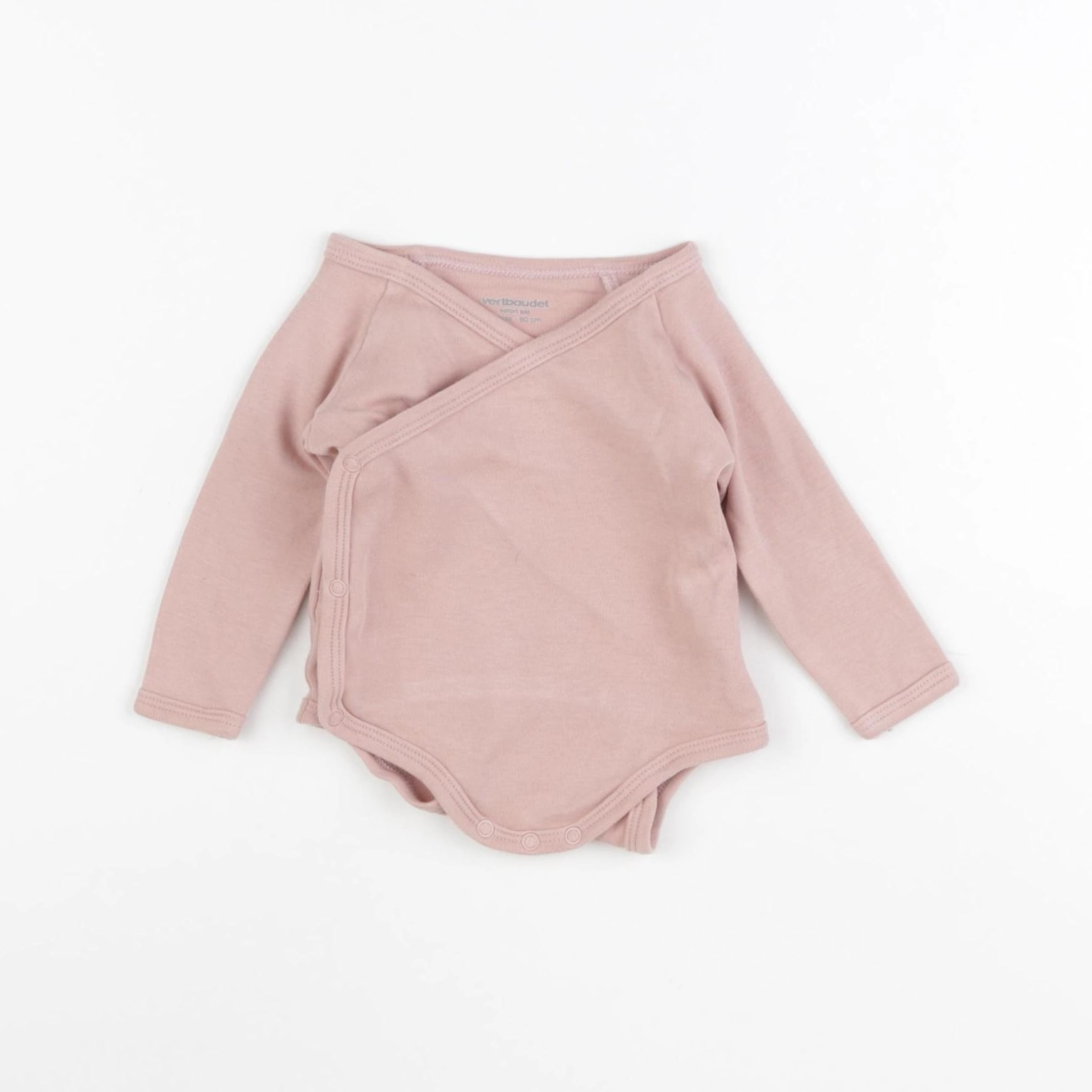Vertbaudet - body rose - 3 mois