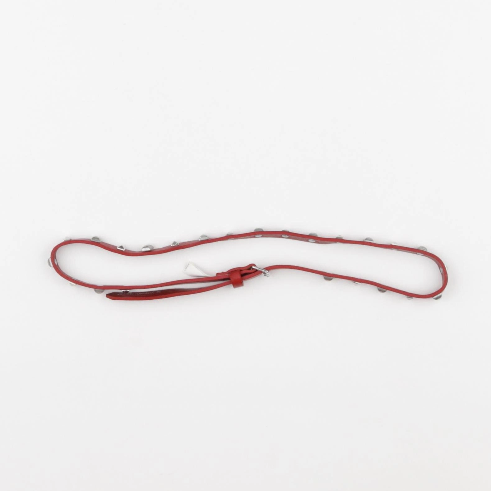 Bonpoint - ceinture rouge, argent - 3/5 ans