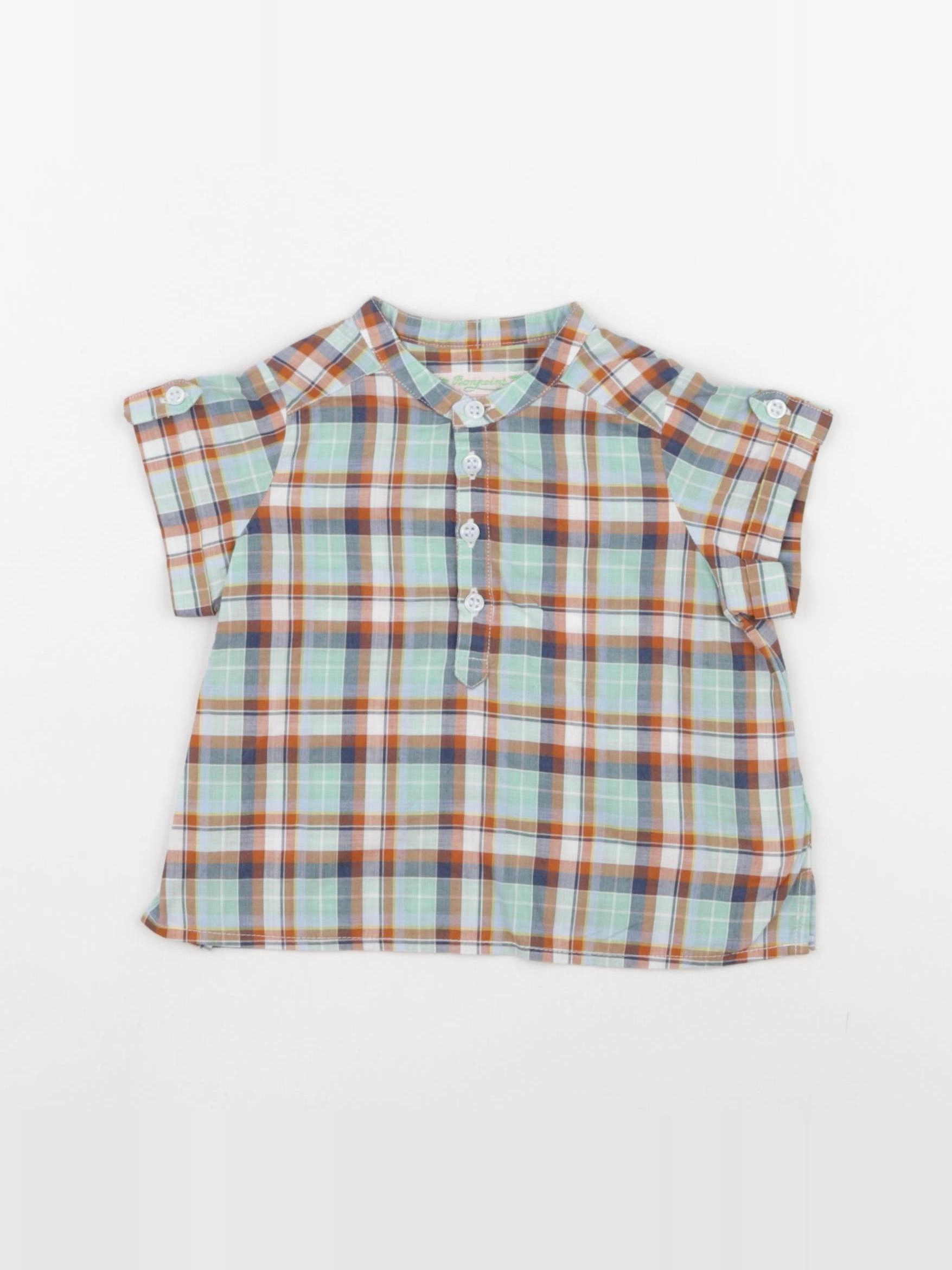 Bonpoint - chemise multicolore - 6 mois