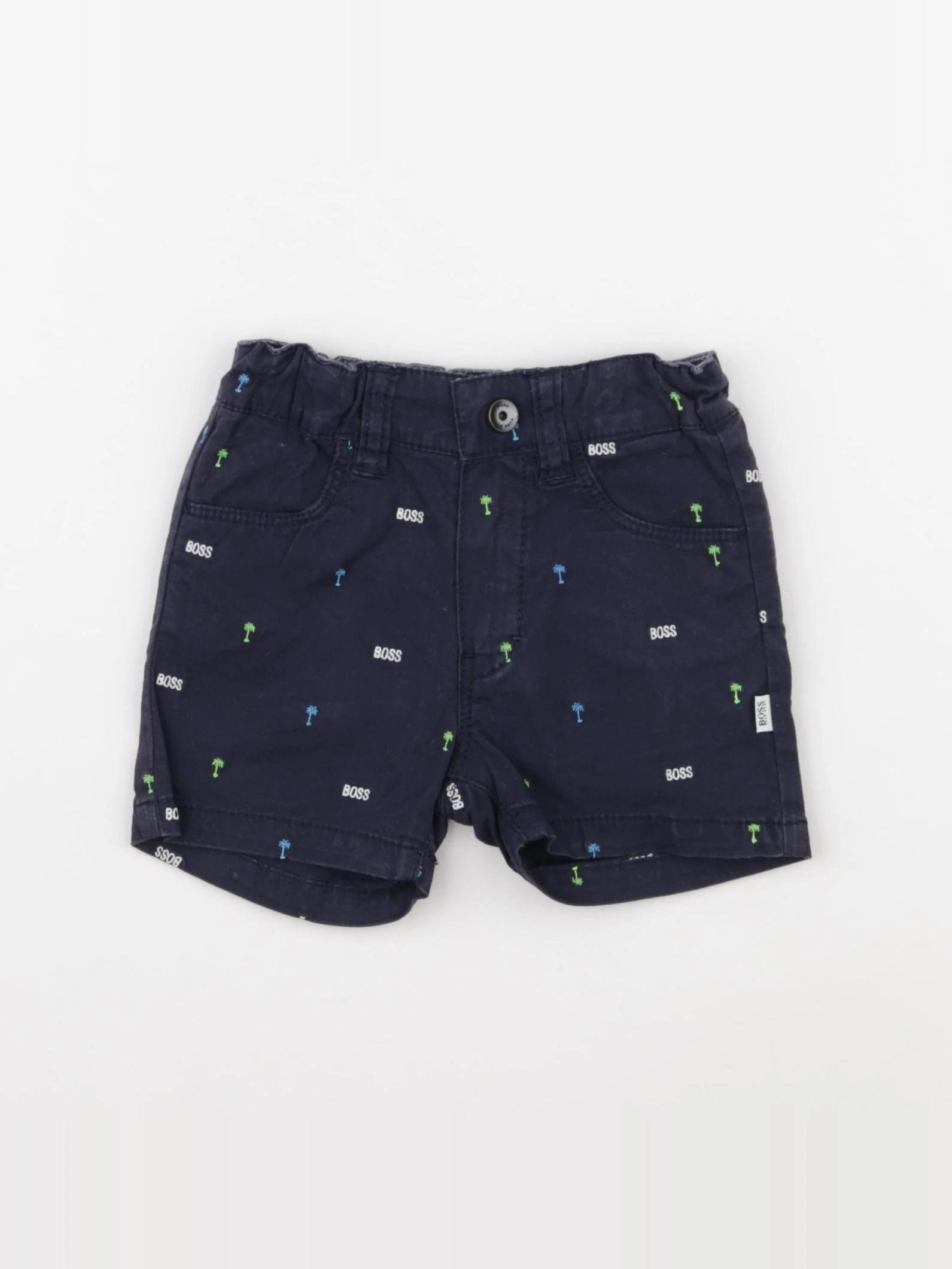 Hugo Boss - short bleu - 6 mois