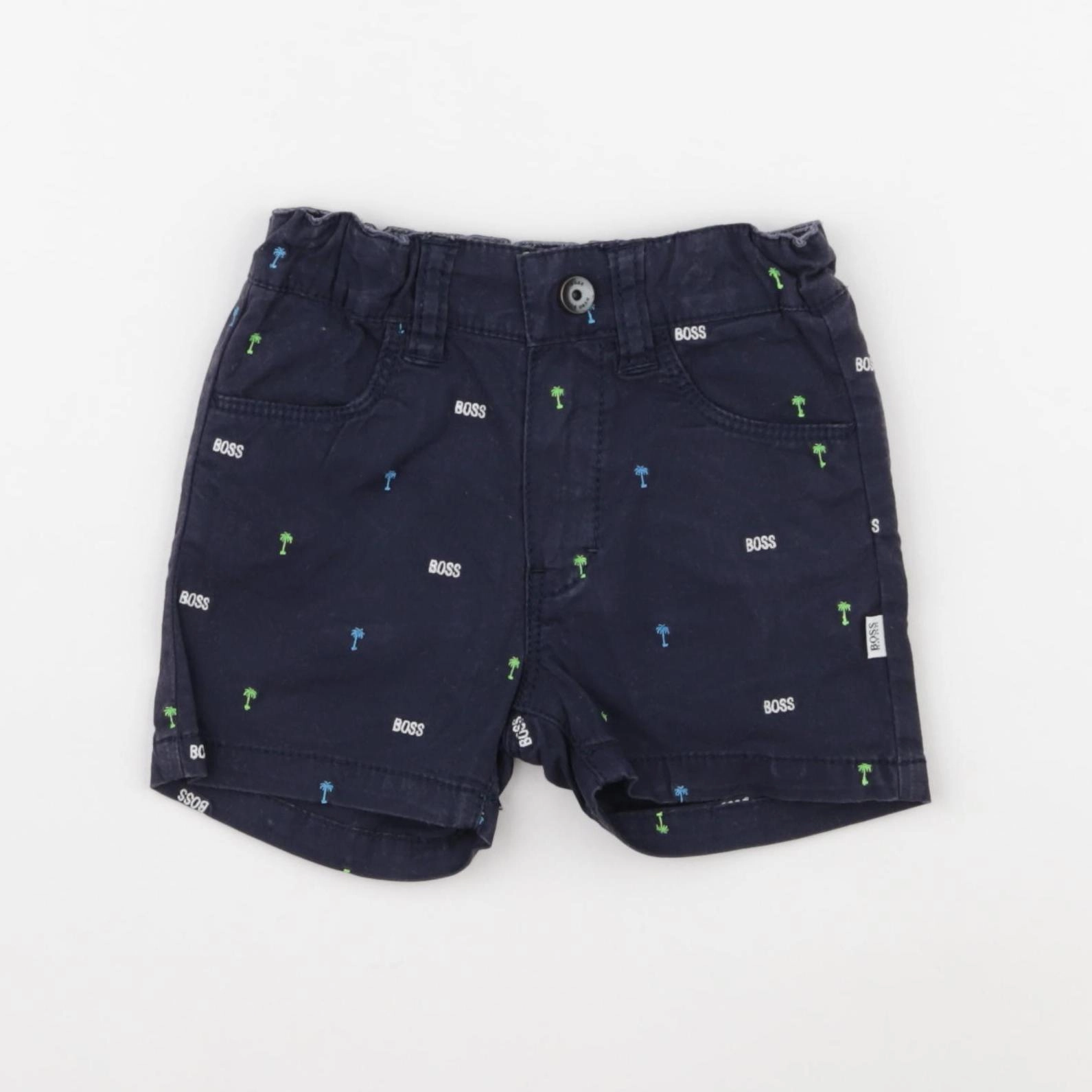 Hugo Boss - short bleu - 6 mois