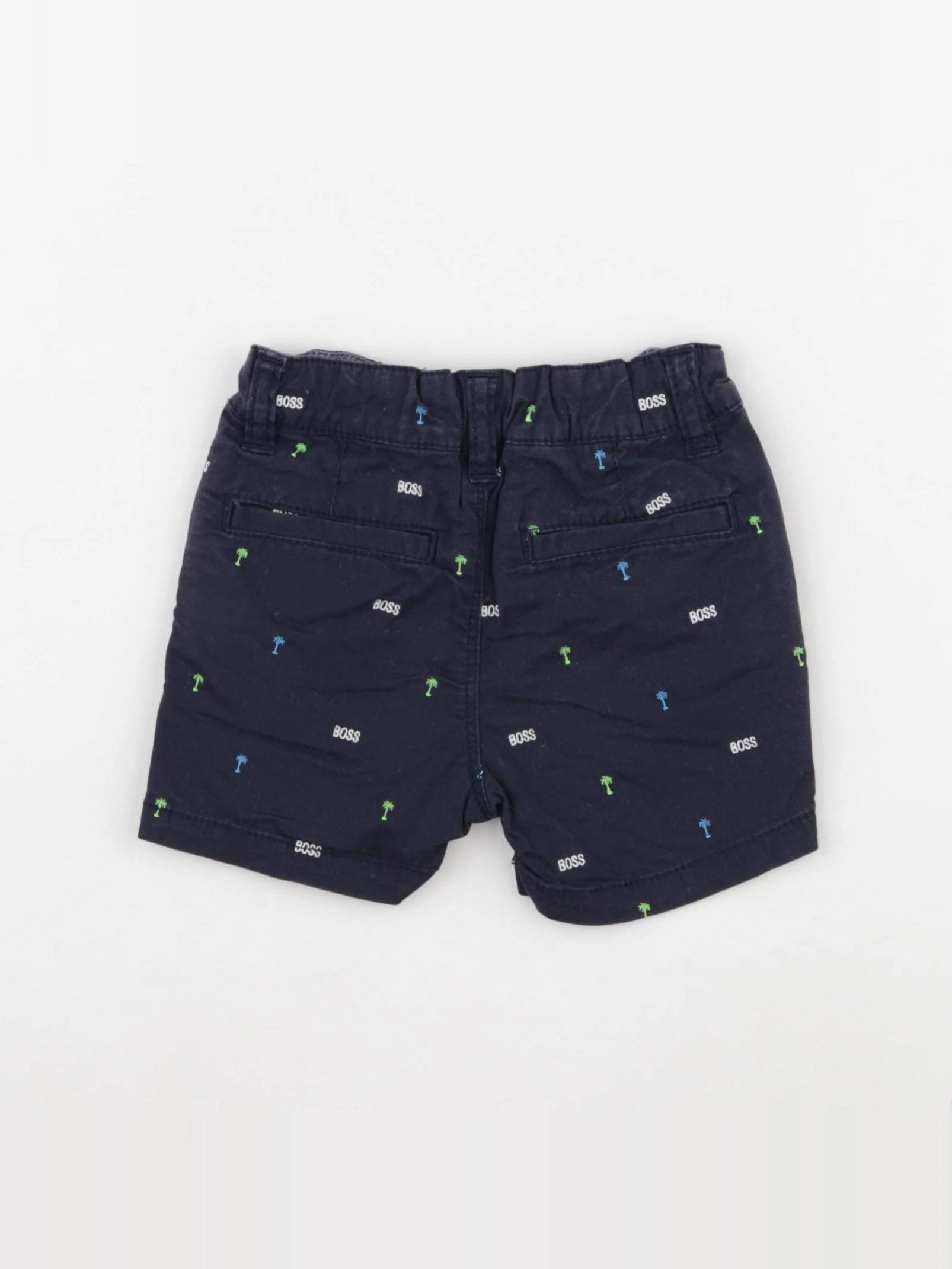 Hugo Boss - short bleu - 6 mois