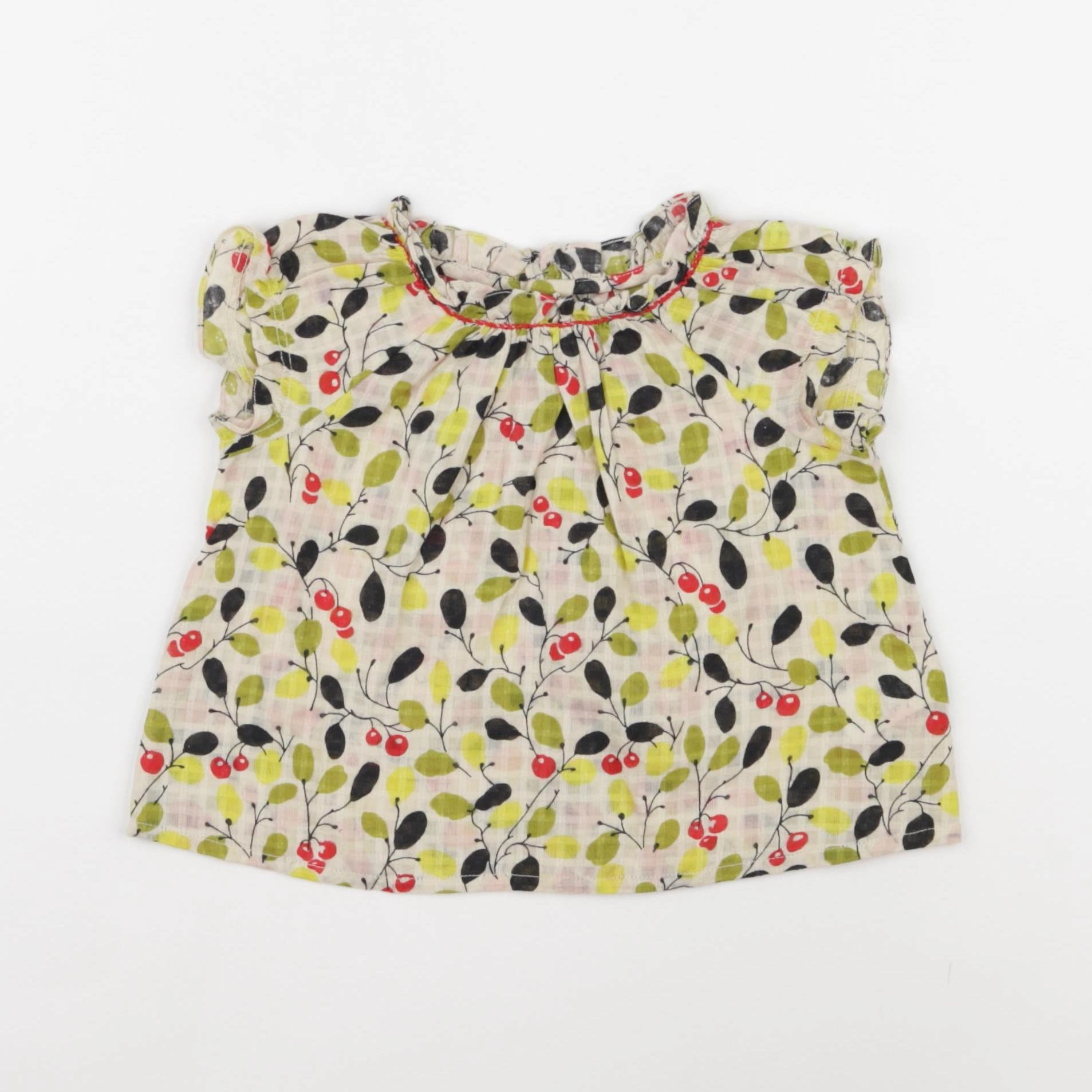 Bonpoint - blouse multicolore - 12 mois