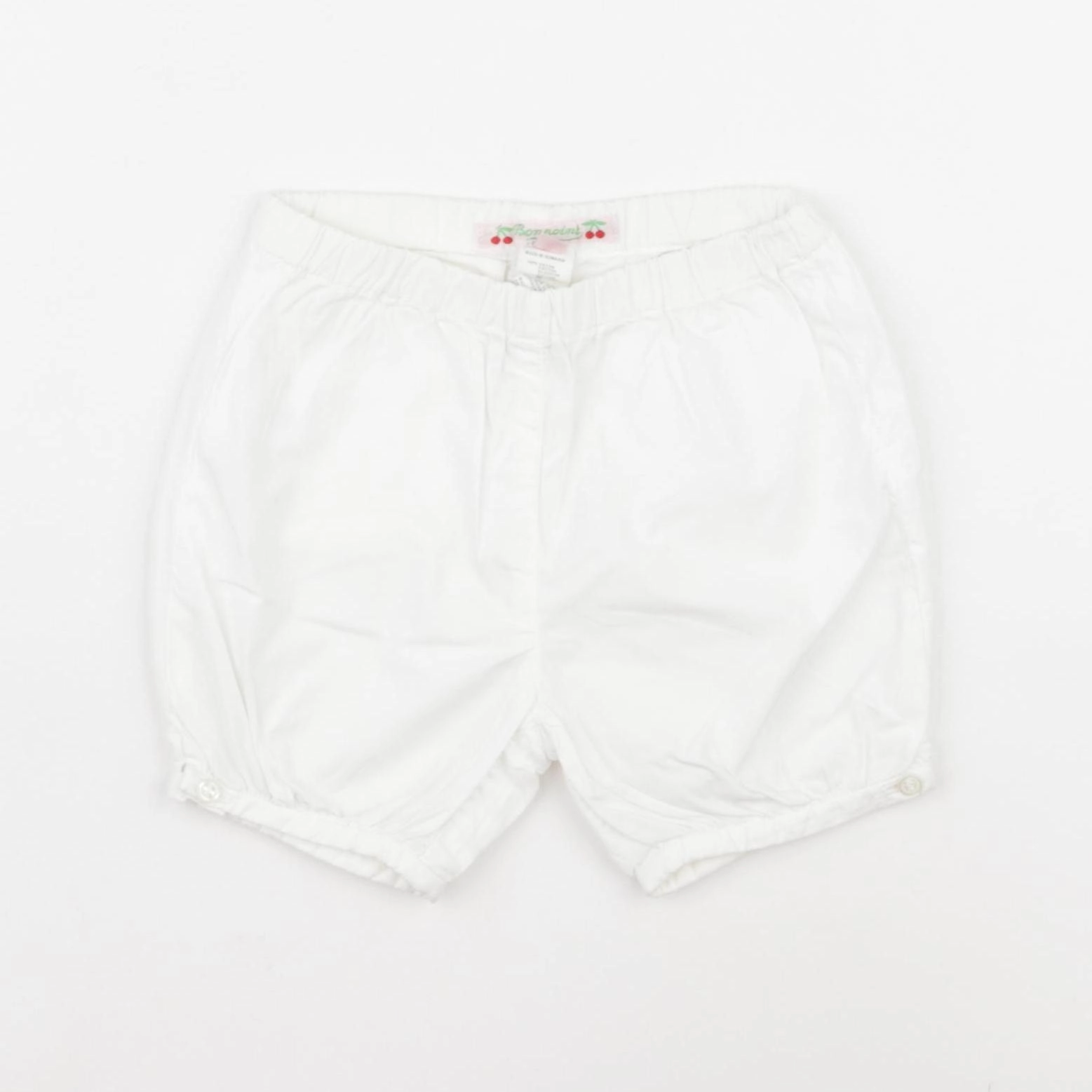 Bonpoint - short blanc - 3 mois