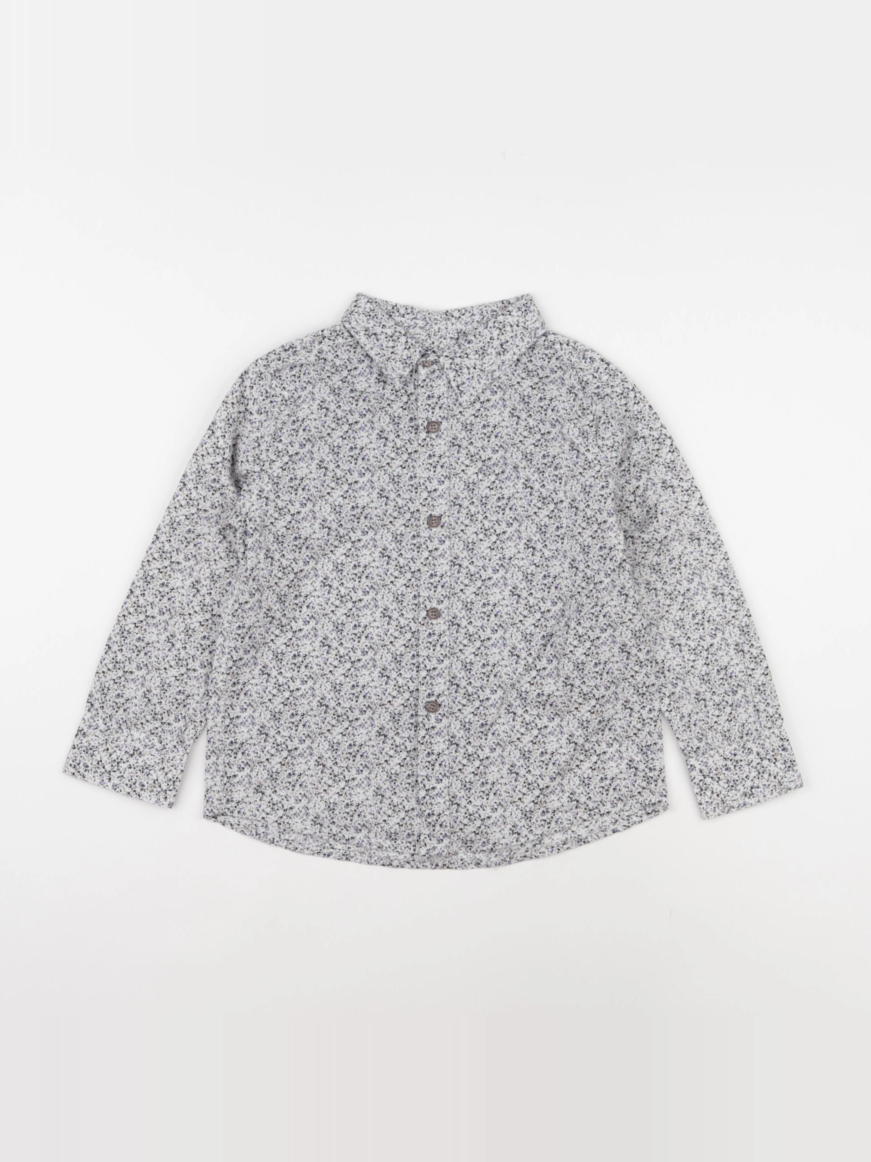 Bonnet à Pompon - chemise multicolore - 4 ans