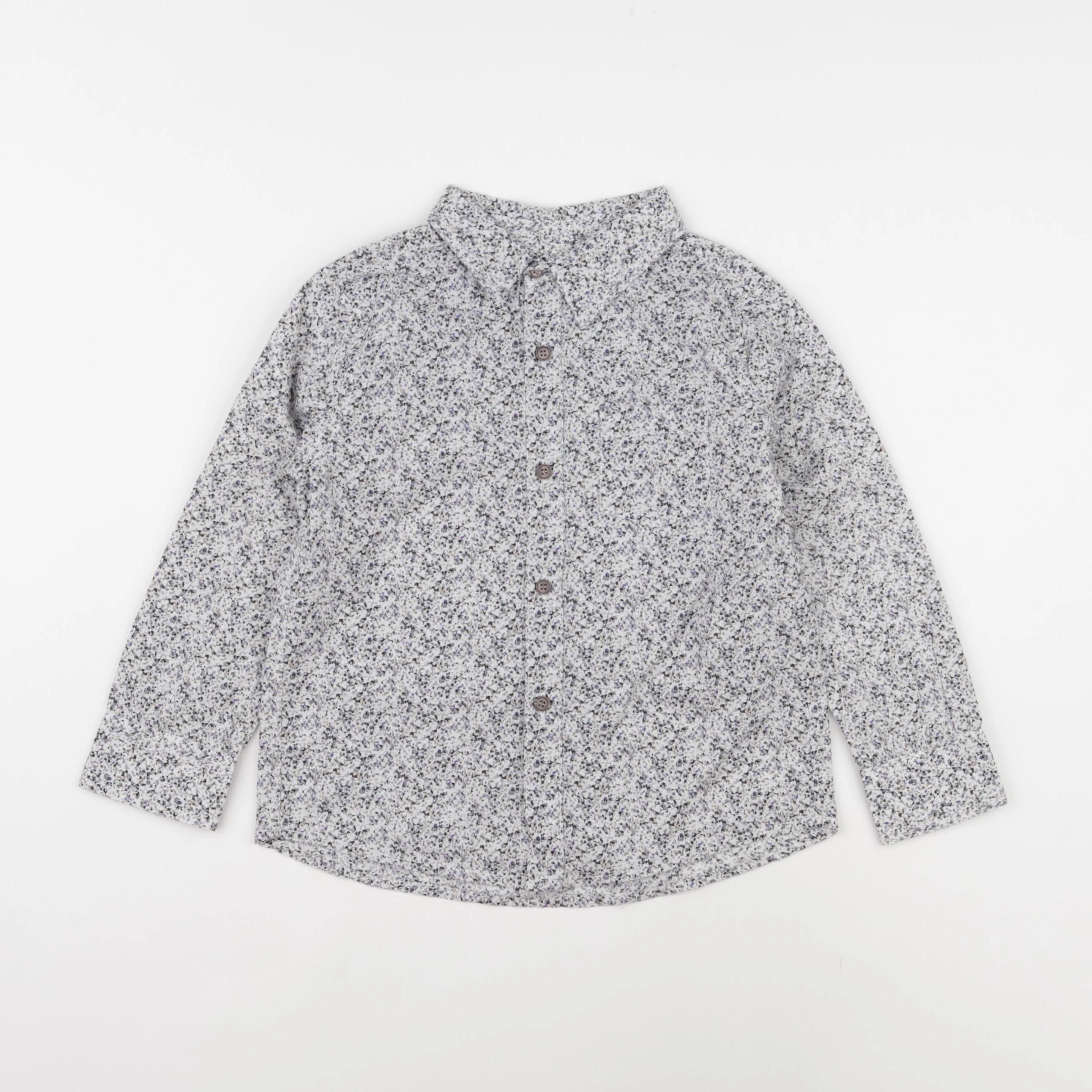 Bonnet à Pompon - chemise multicolore - 4 ans