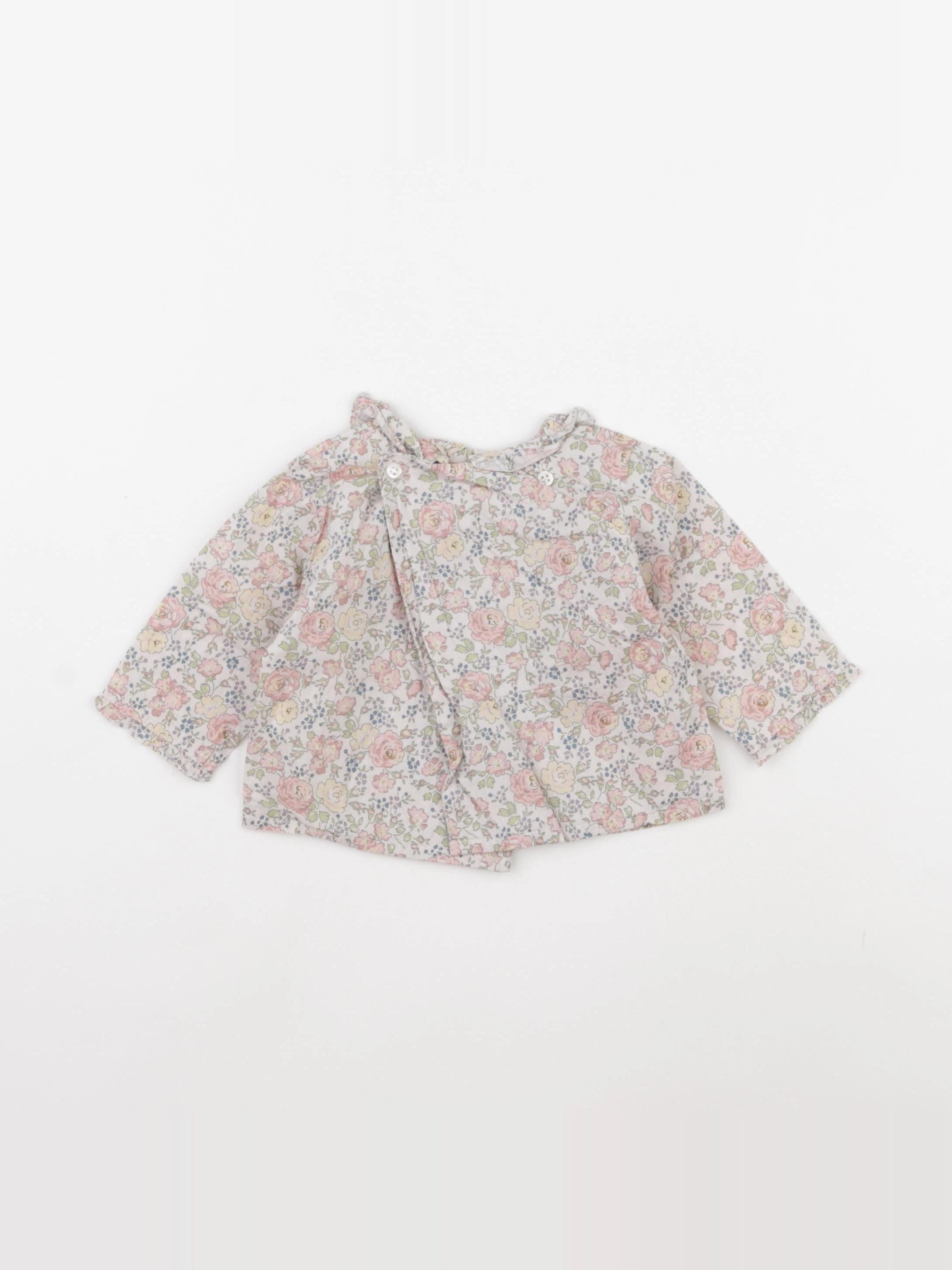 Bonpoint - blouse multicolore - 3 mois