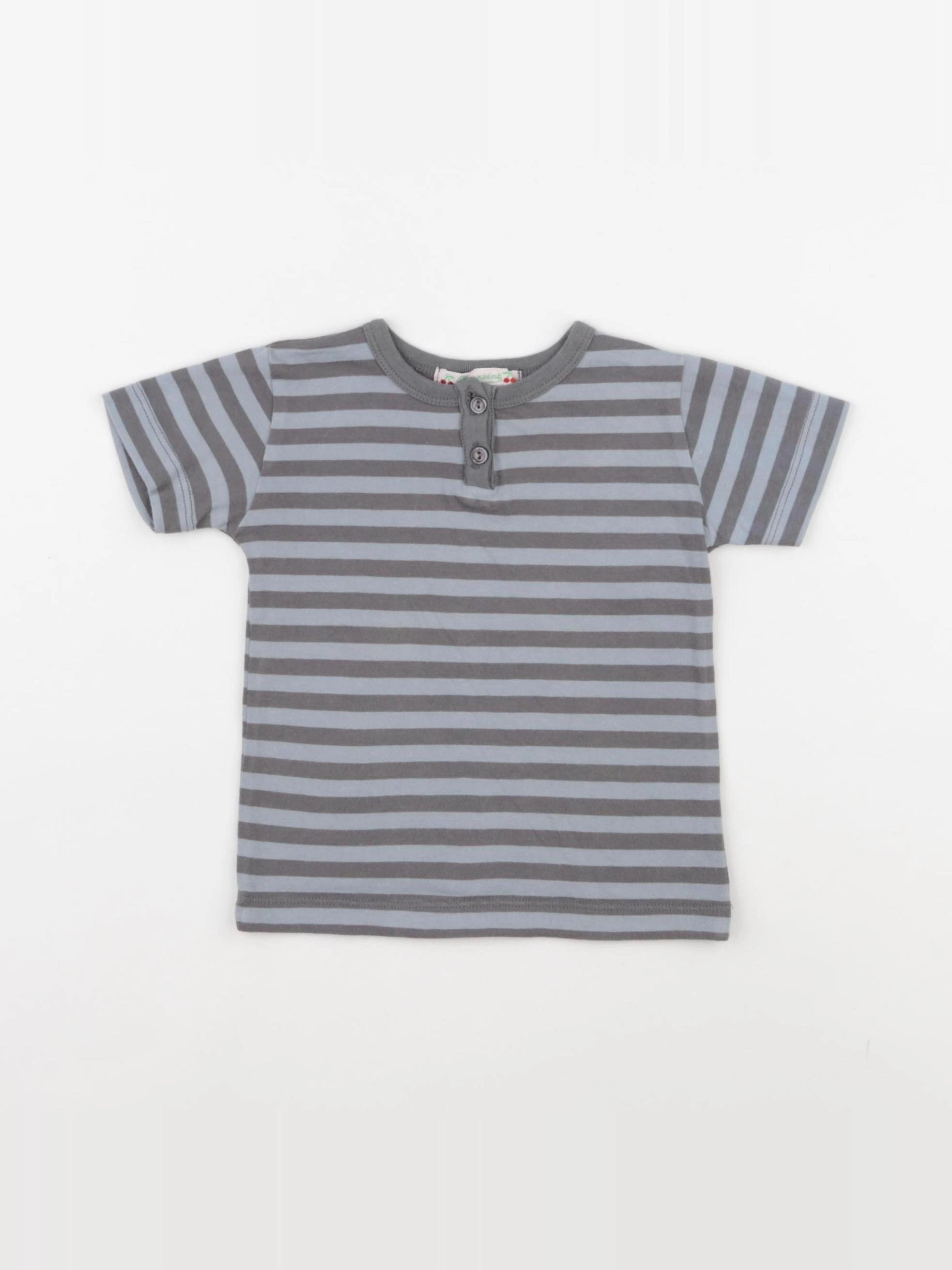 Bonpoint - tee-shirt gris - 6 mois