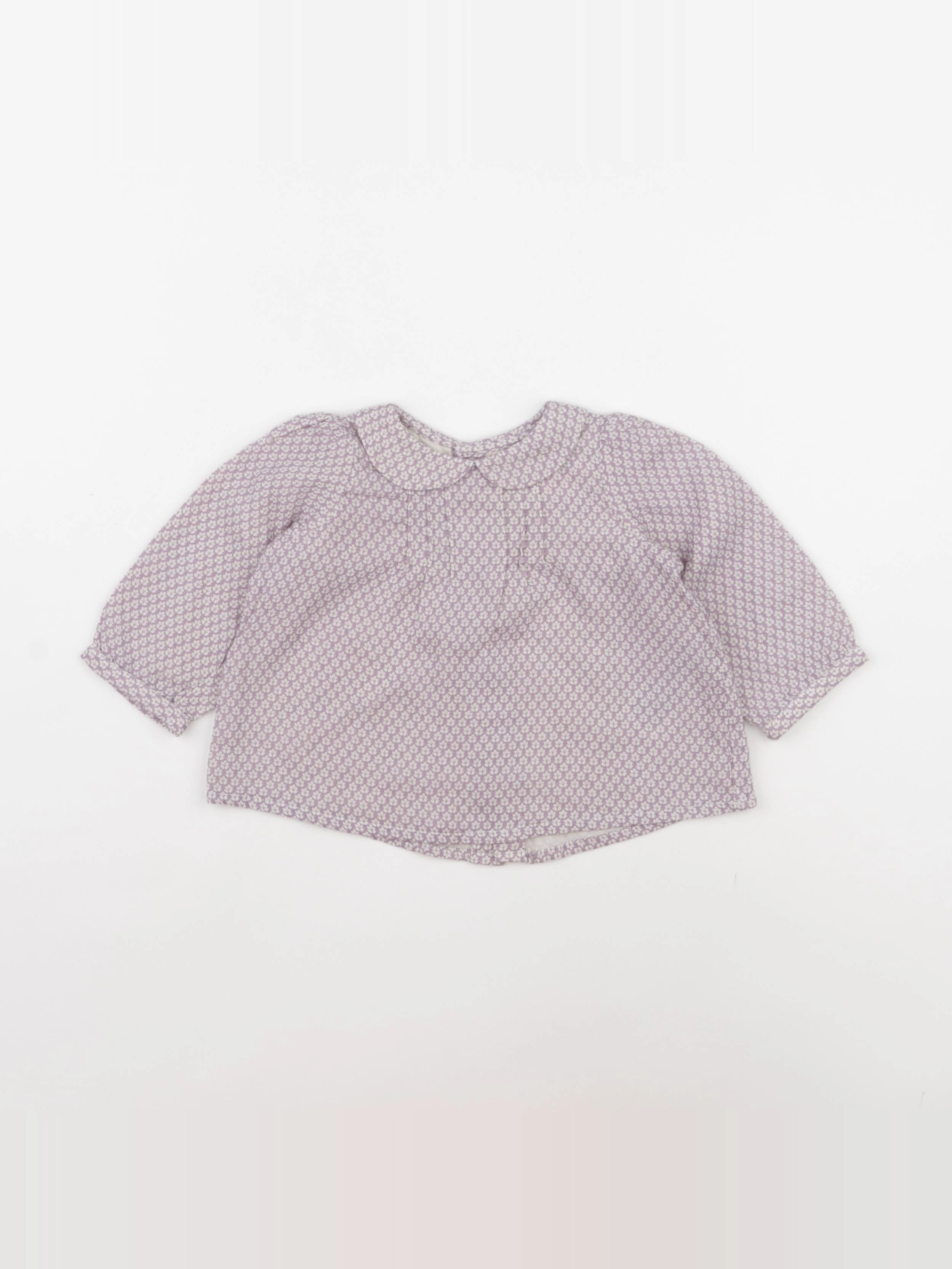 Bonpoint - blouse violet - 6 mois