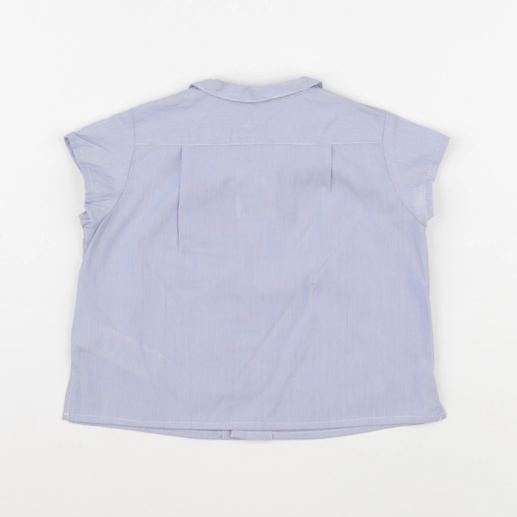 Bonpoint - blouse bleu, blanc - 6 mois