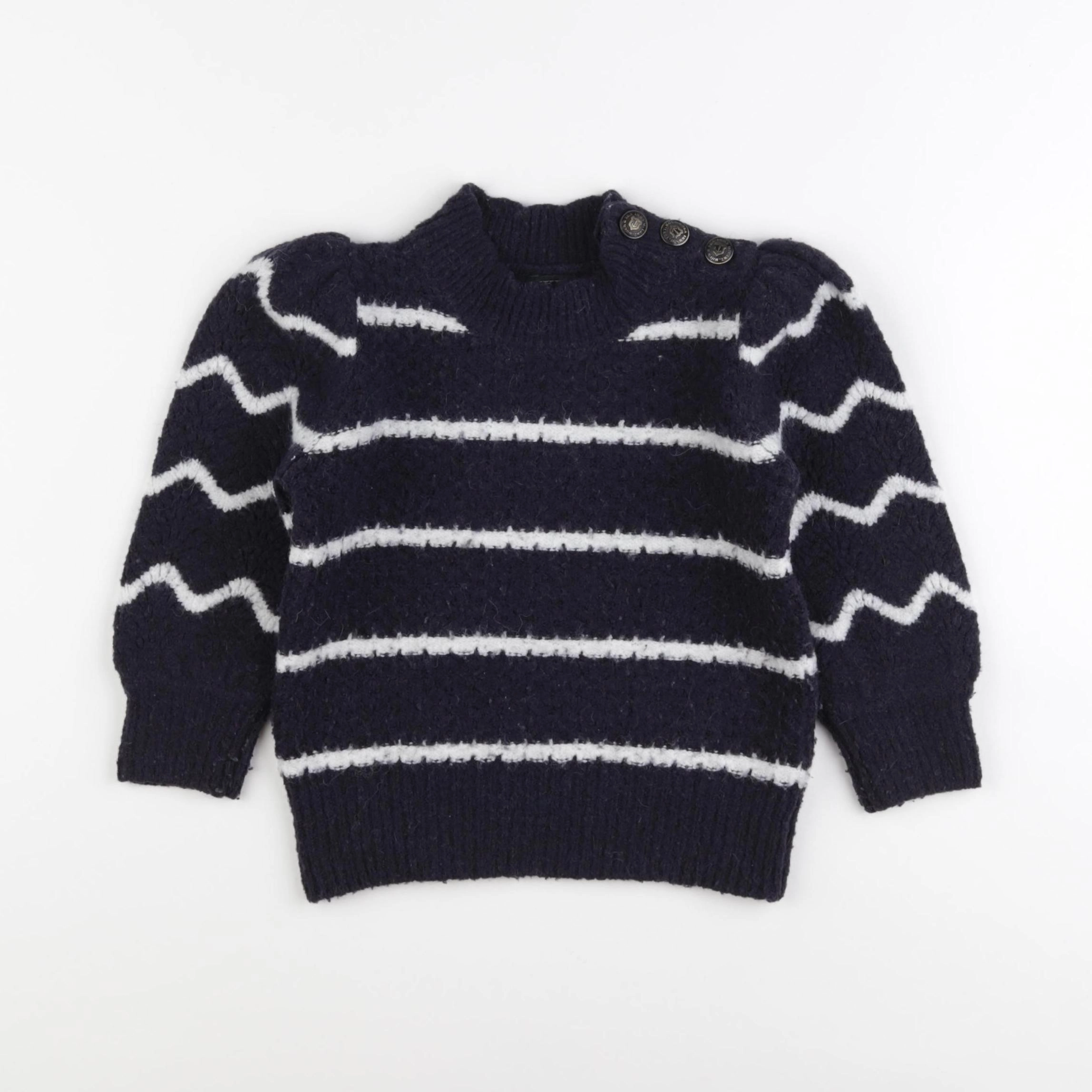 IKKS - pull bleu - 4 ans