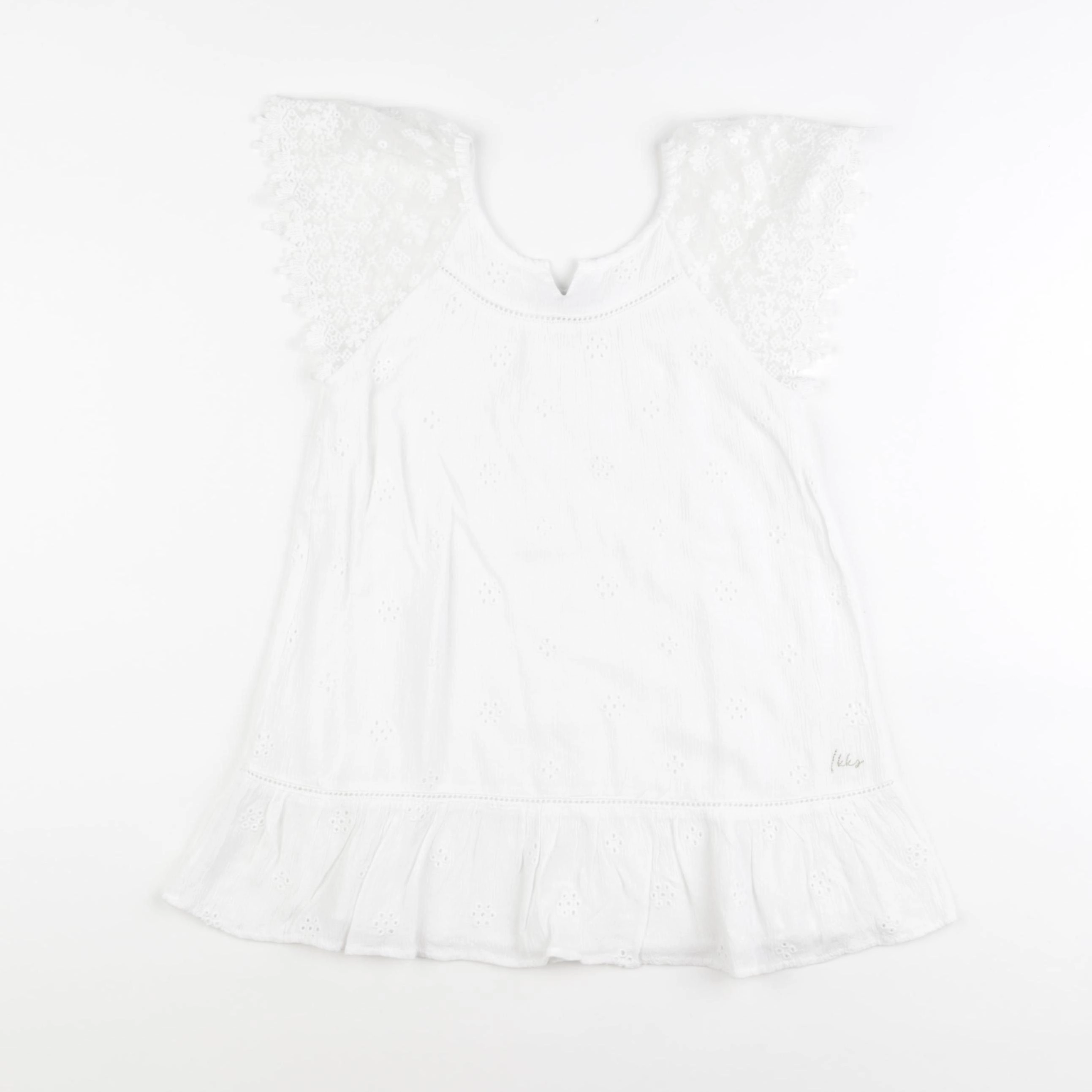 IKKS - robe blanc - 4 ans