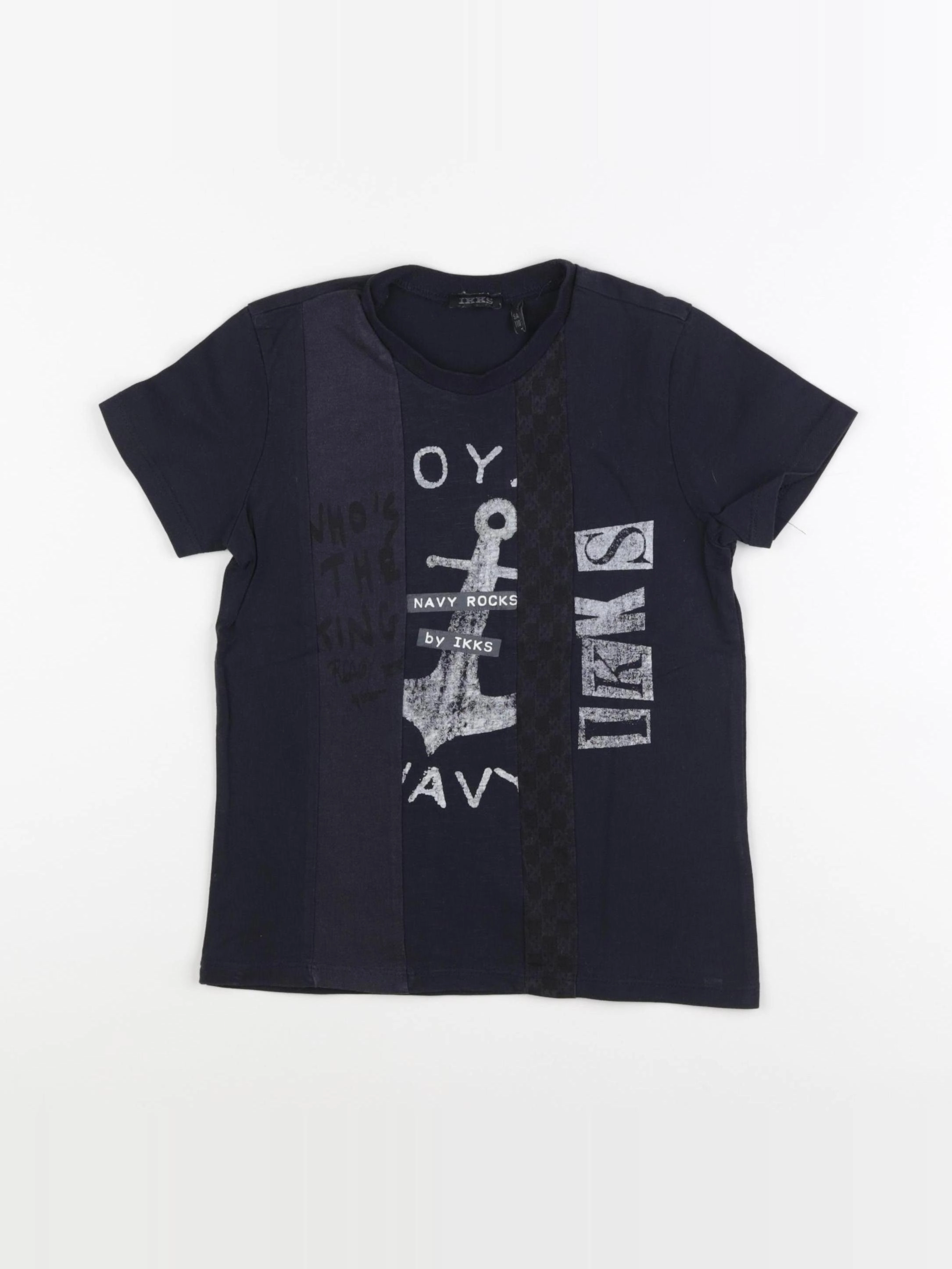 IKKS - tee-shirt bleu - 5 ans