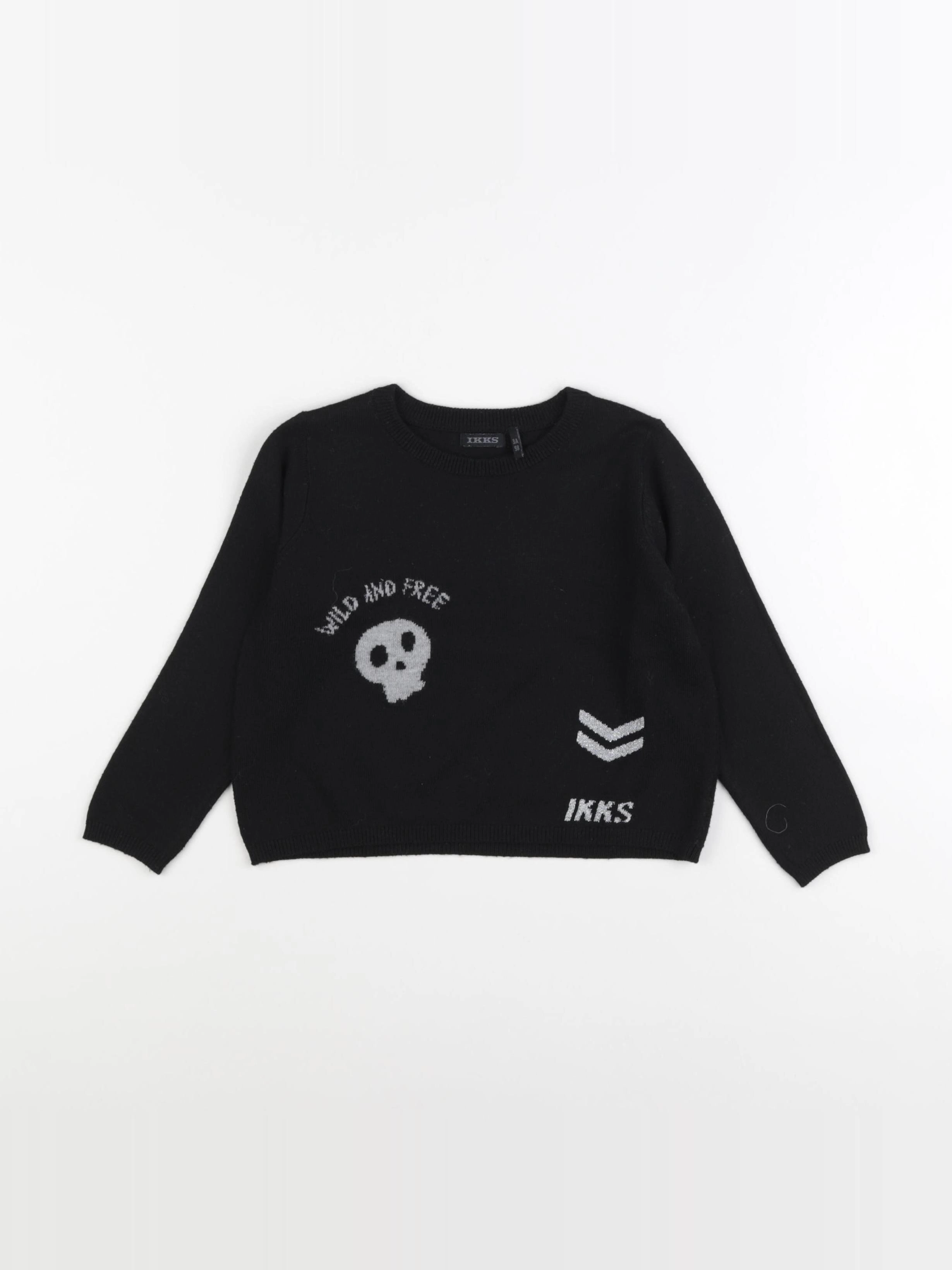 IKKS - pull noir - 3 ans