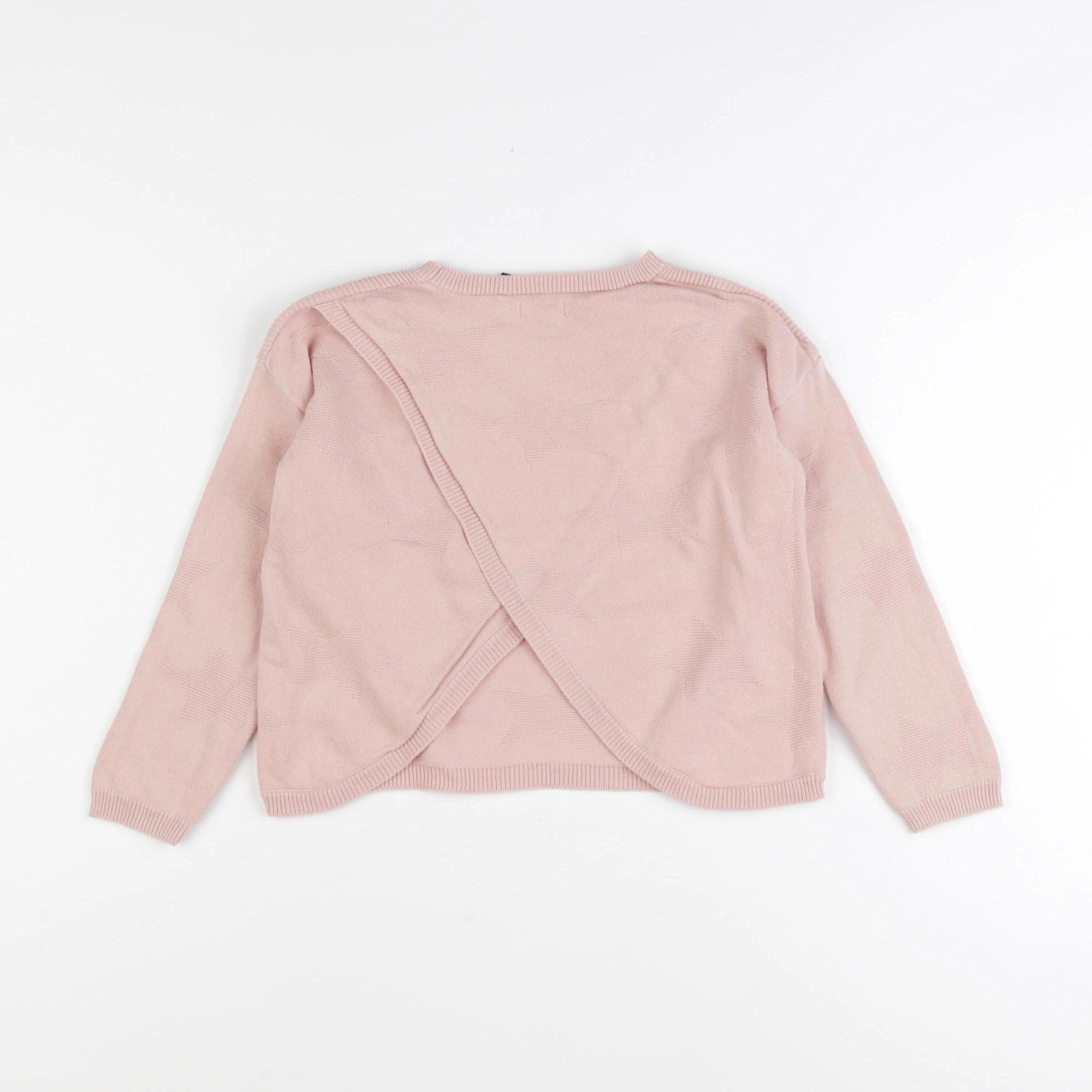 IKKS - pull rose - 4 ans