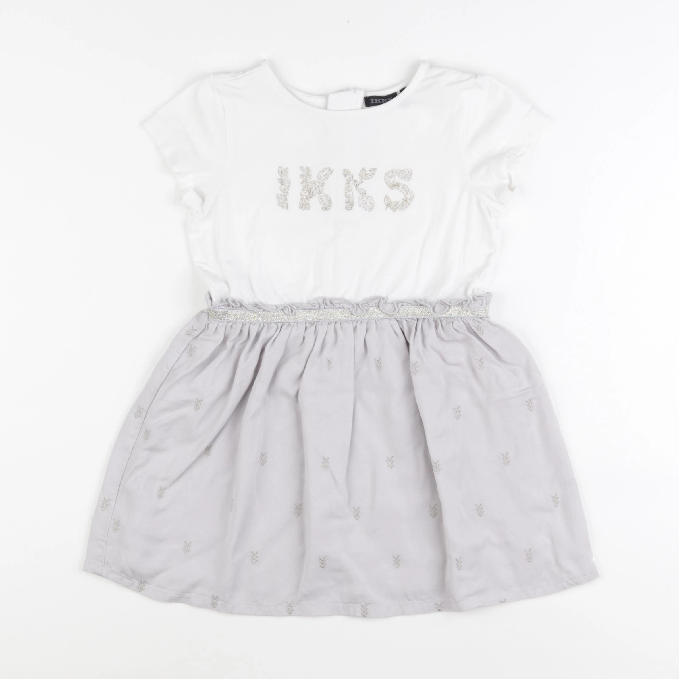 IKKS - robe blanc - 4 ans