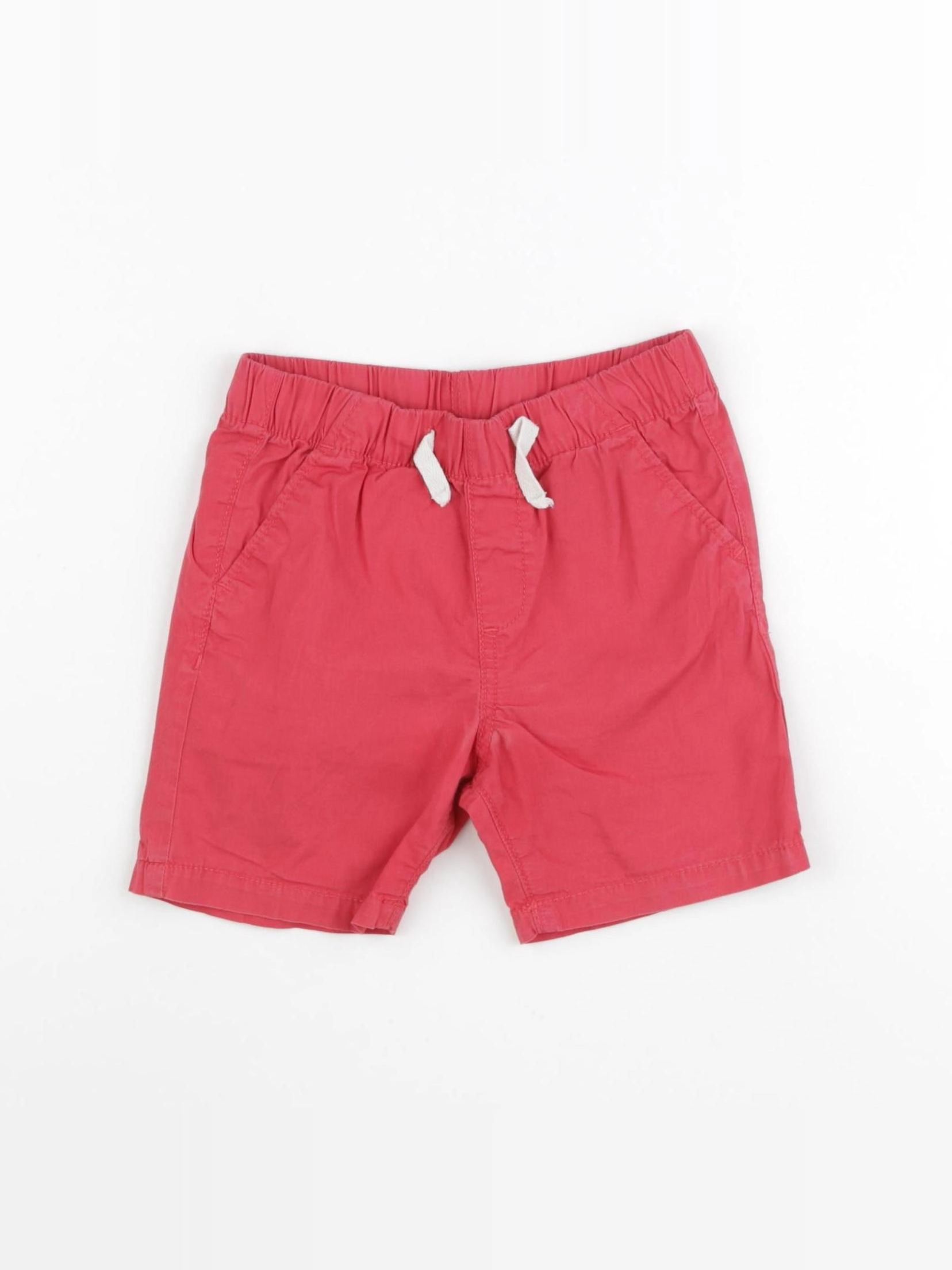 H&M - short rouge - 12/18 mois
