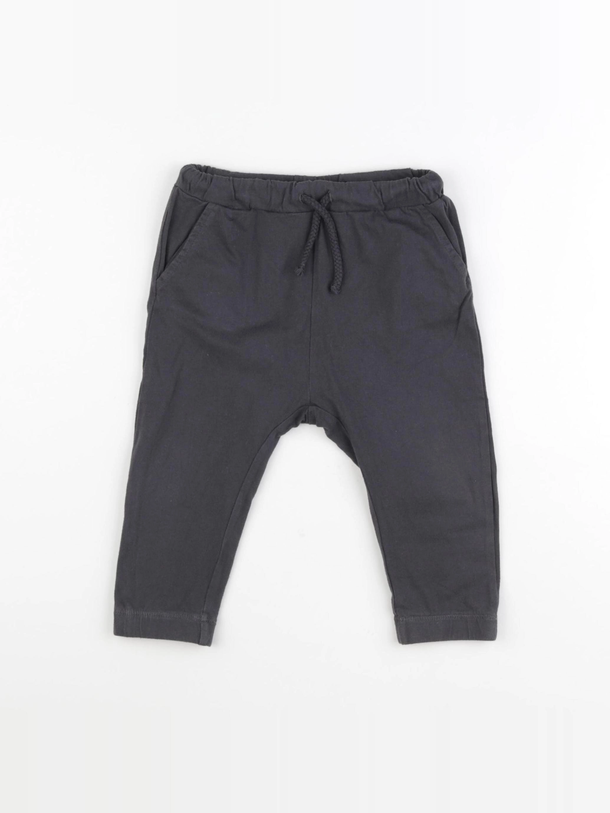 H&M - jogging gris - 12/18 mois