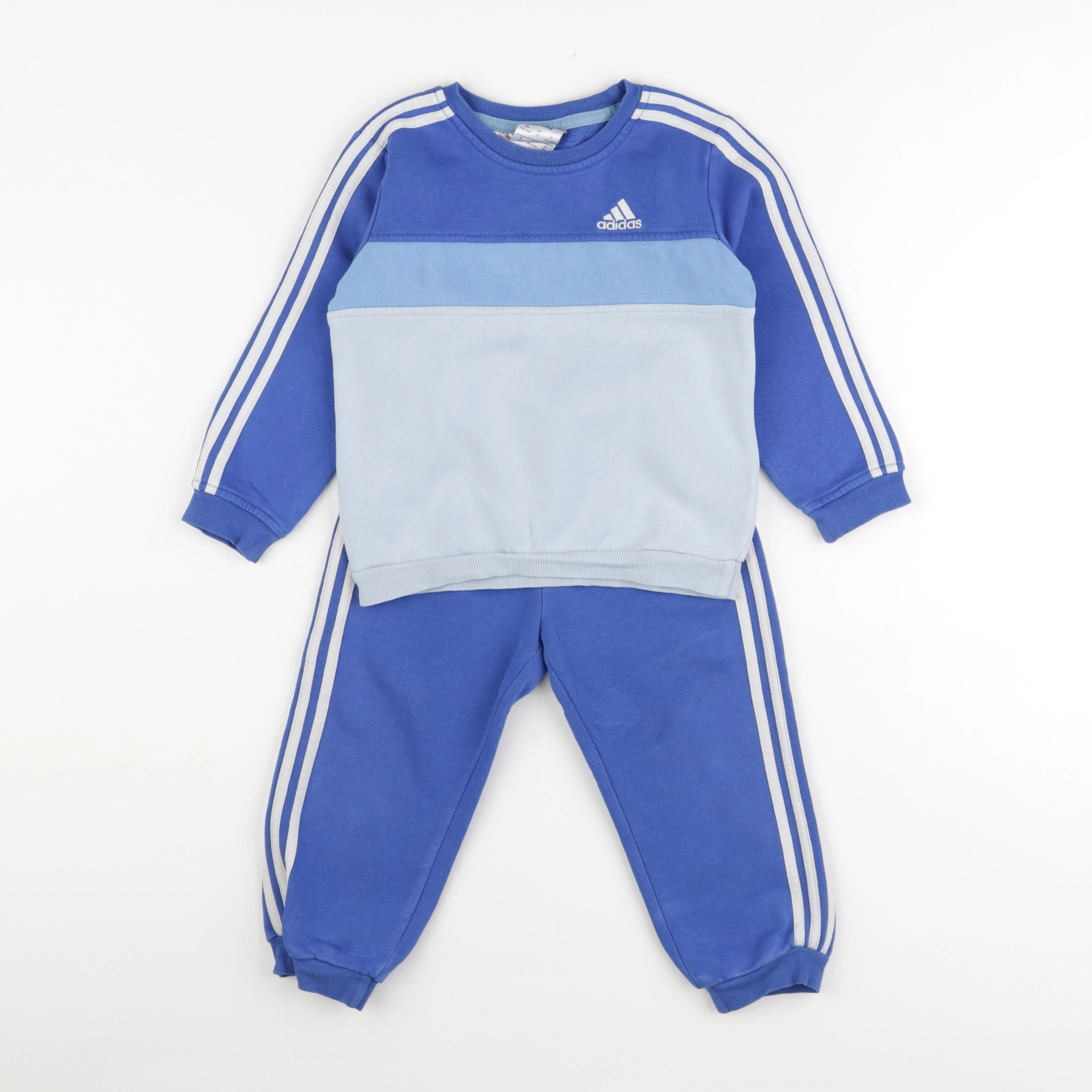 Adidas - ensemble bleu - 18/24 mois