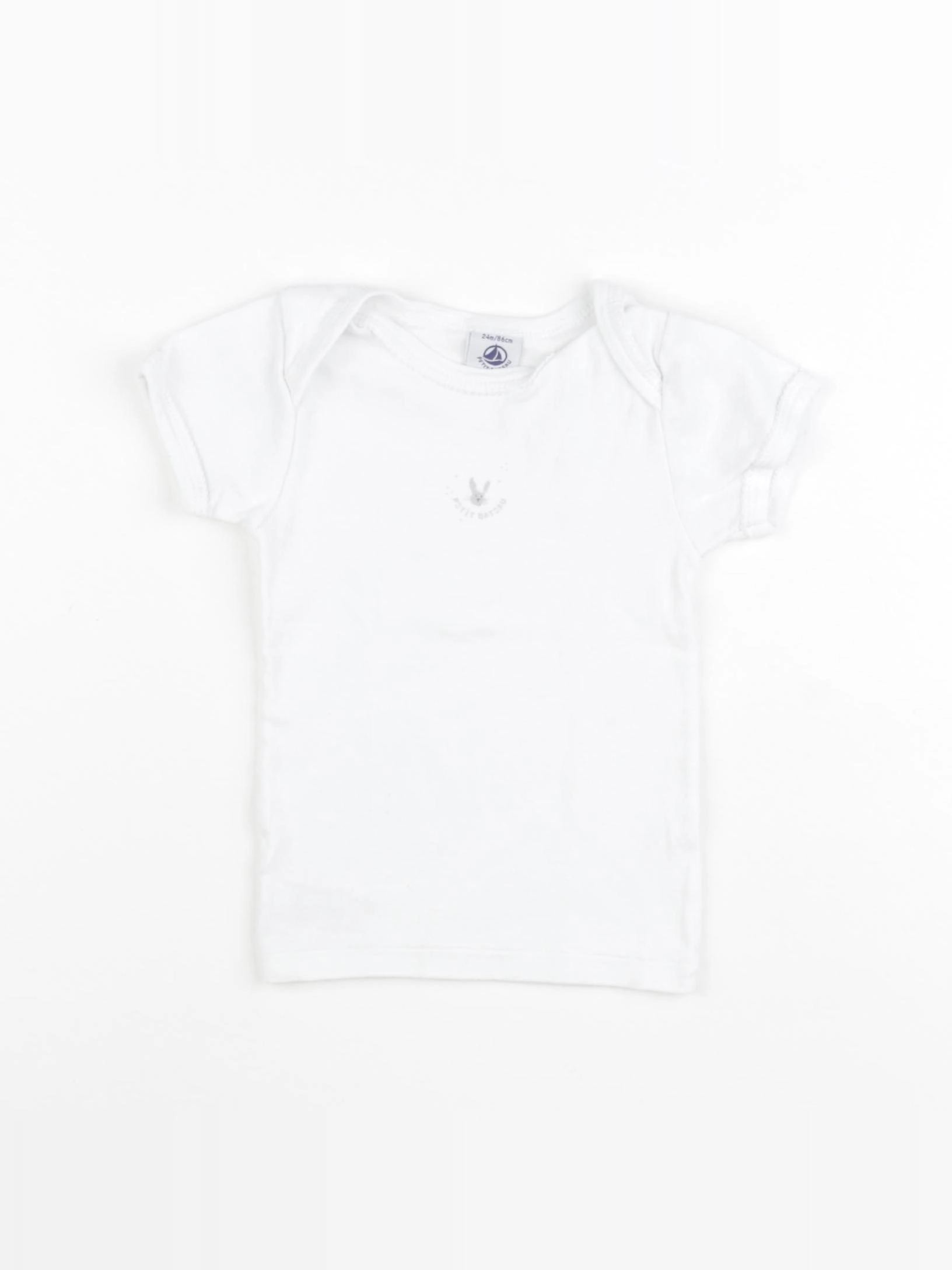 Petit Bateau - maillot de corps blanc - 24 mois