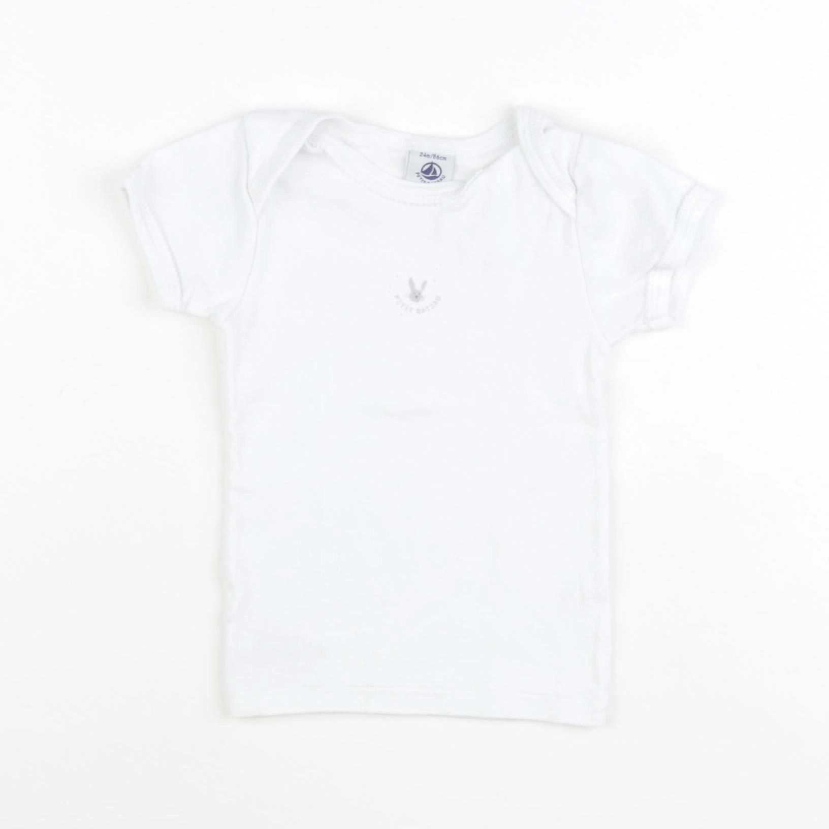 Petit Bateau - maillot de corps blanc - 24 mois