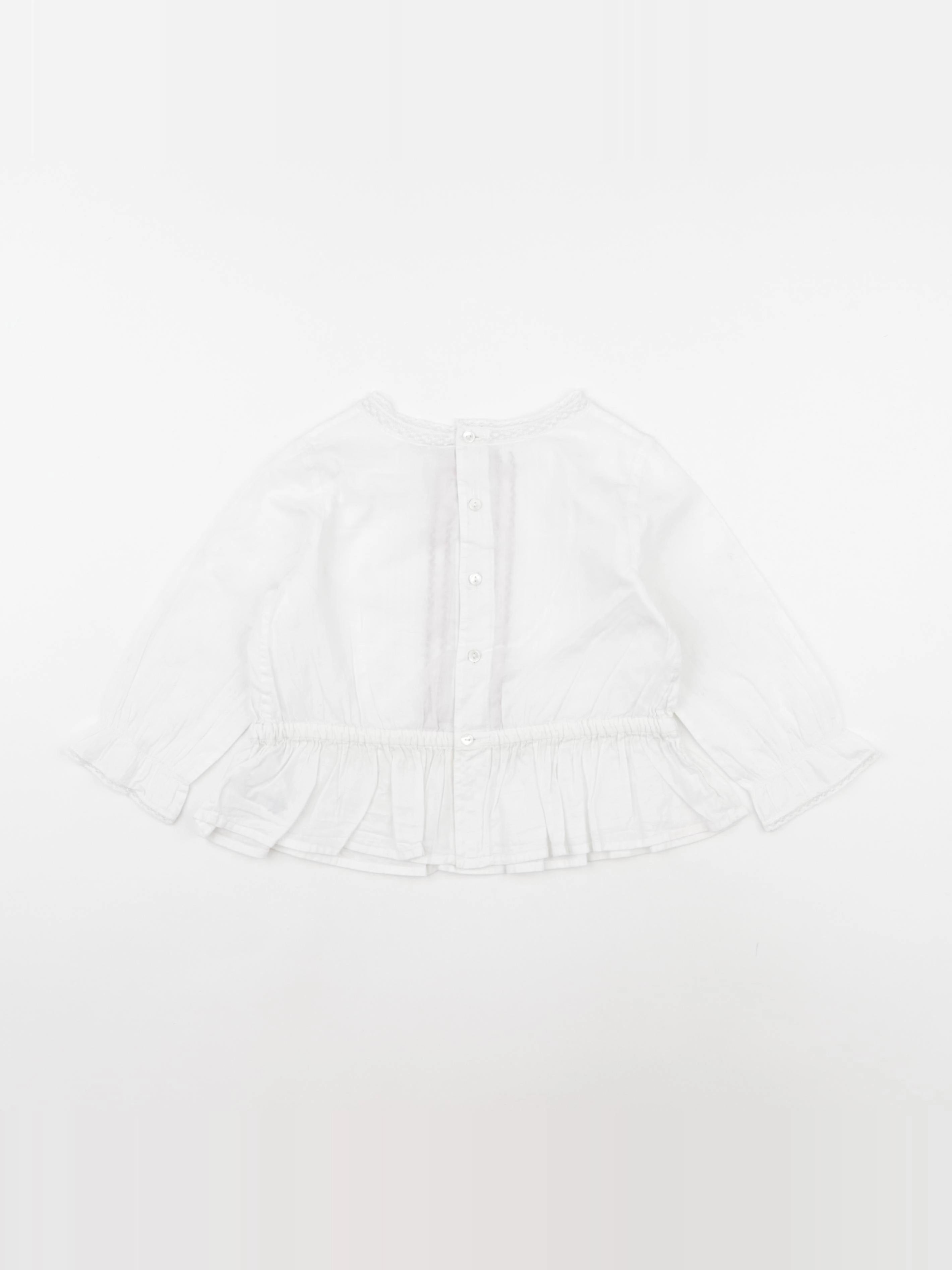 Bonpoint - robe blanc, rouge - 3 mois