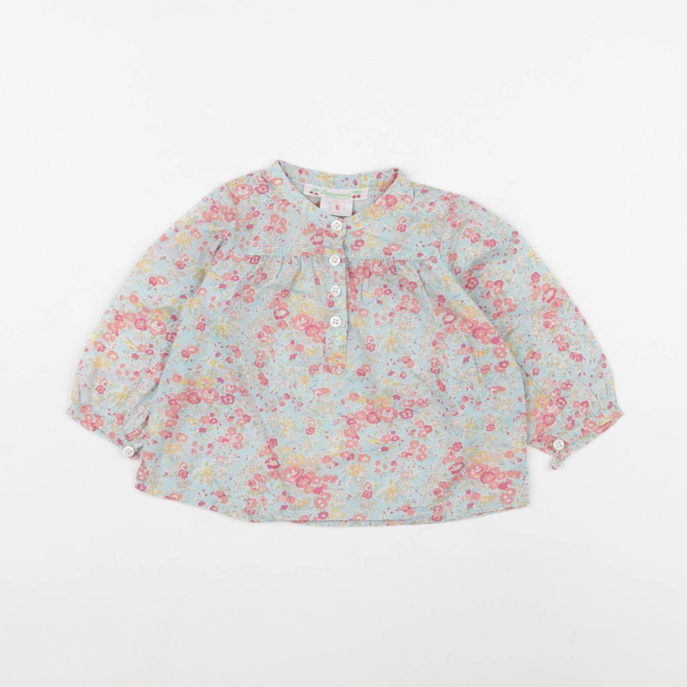 Bonpoint - blouse multicolore - 6 mois