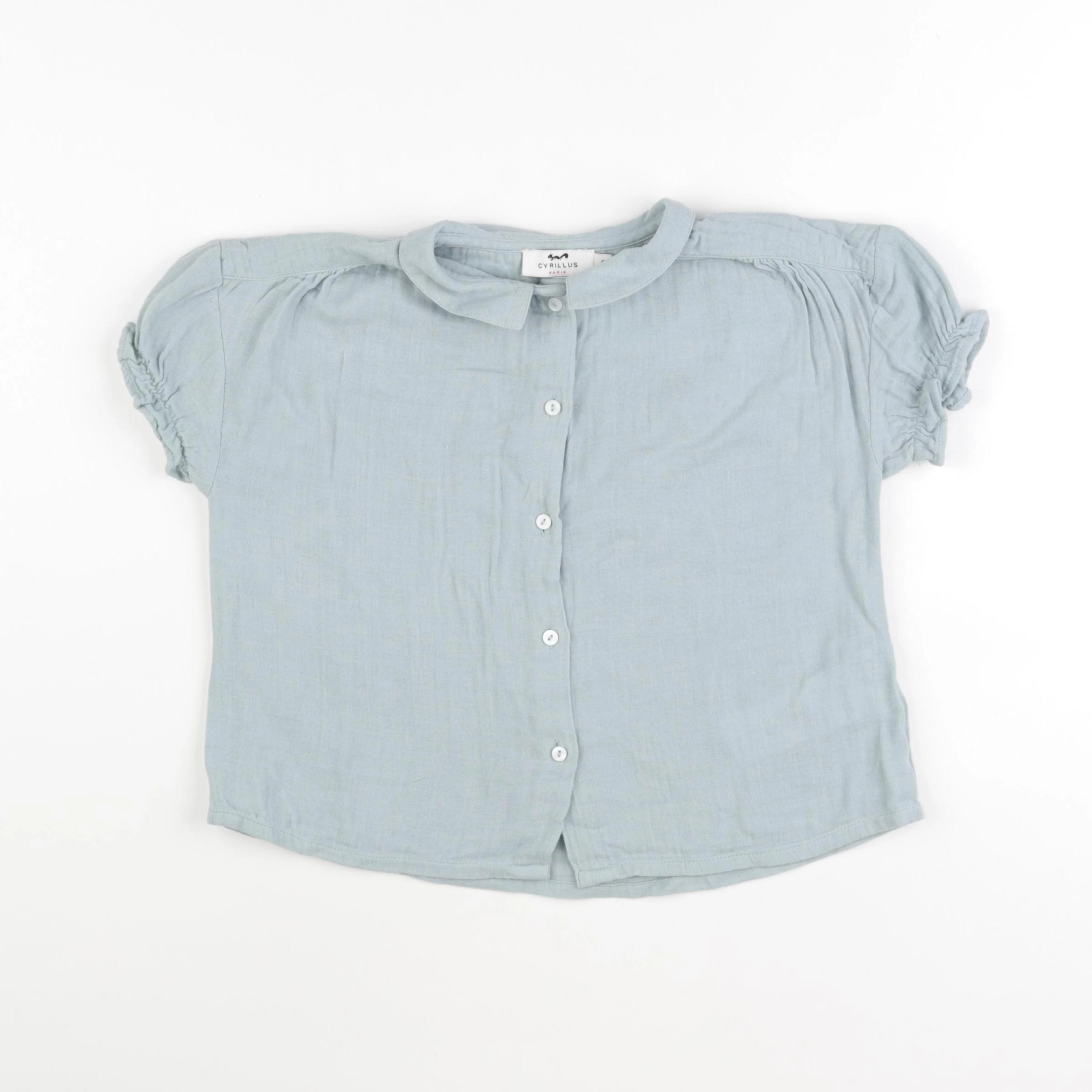 Cyrillus - blouse bleu - 6 ans