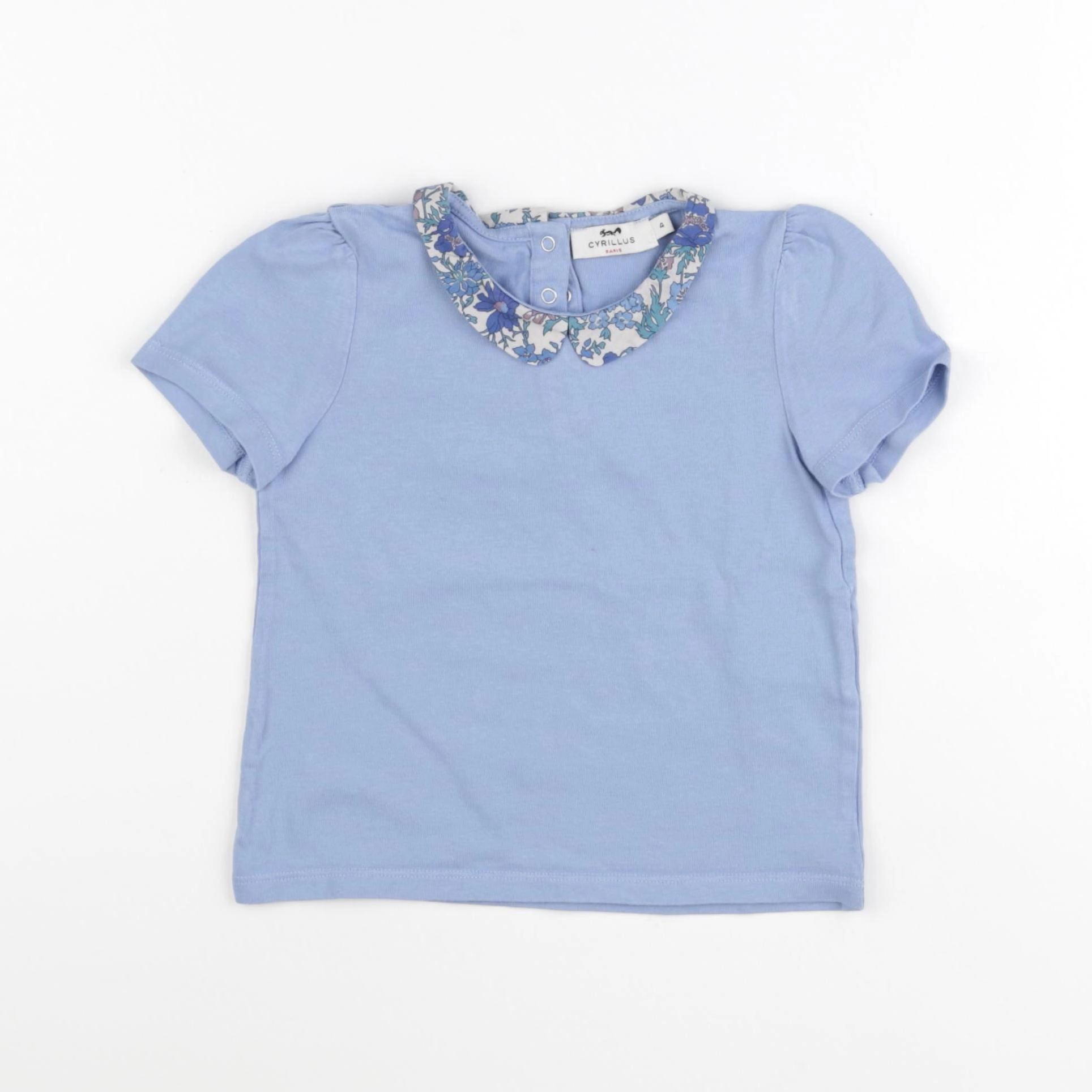 Cyrillus - tee-shirt bleu - 6 ans