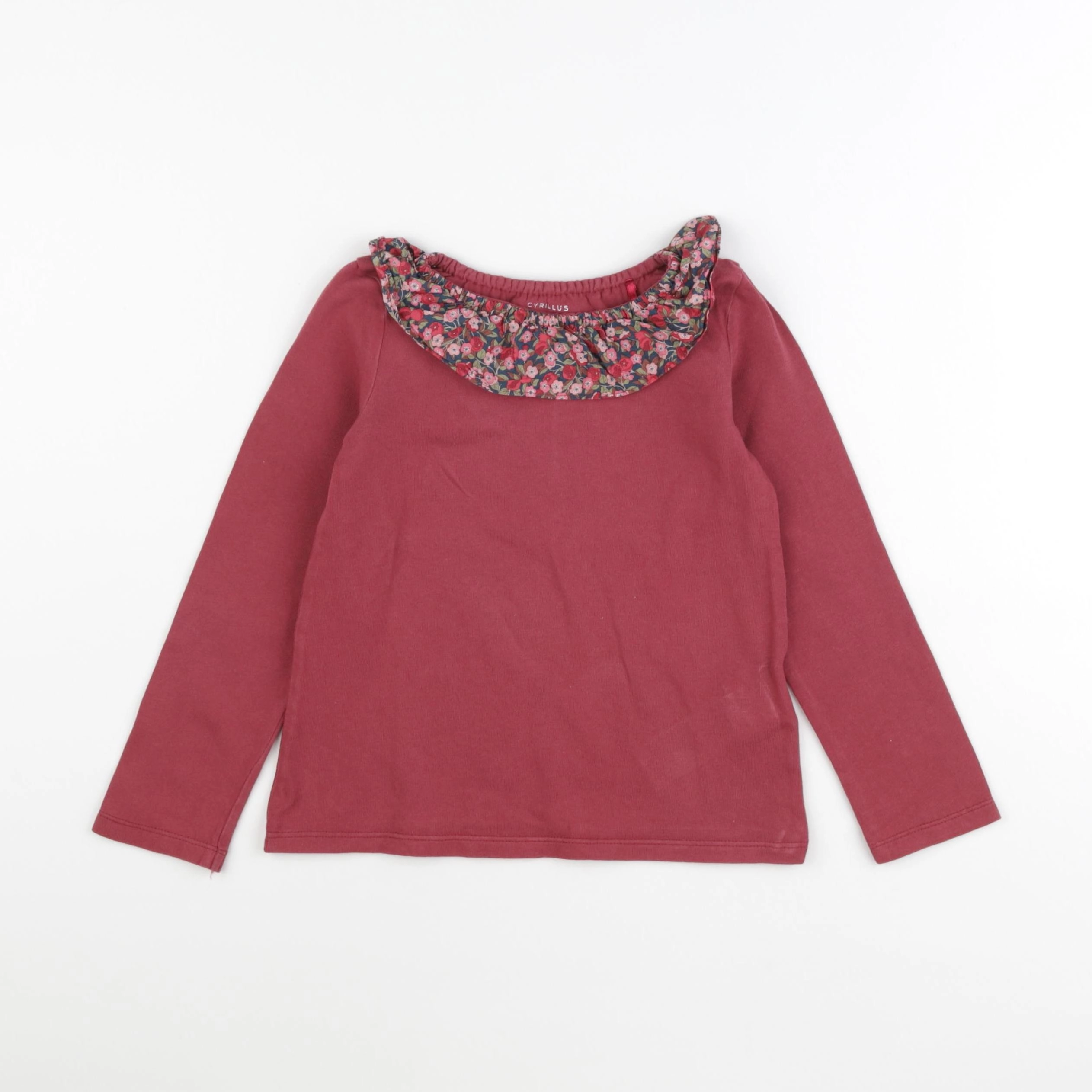 Cyrillus - tee-shirt rouge - 6 ans