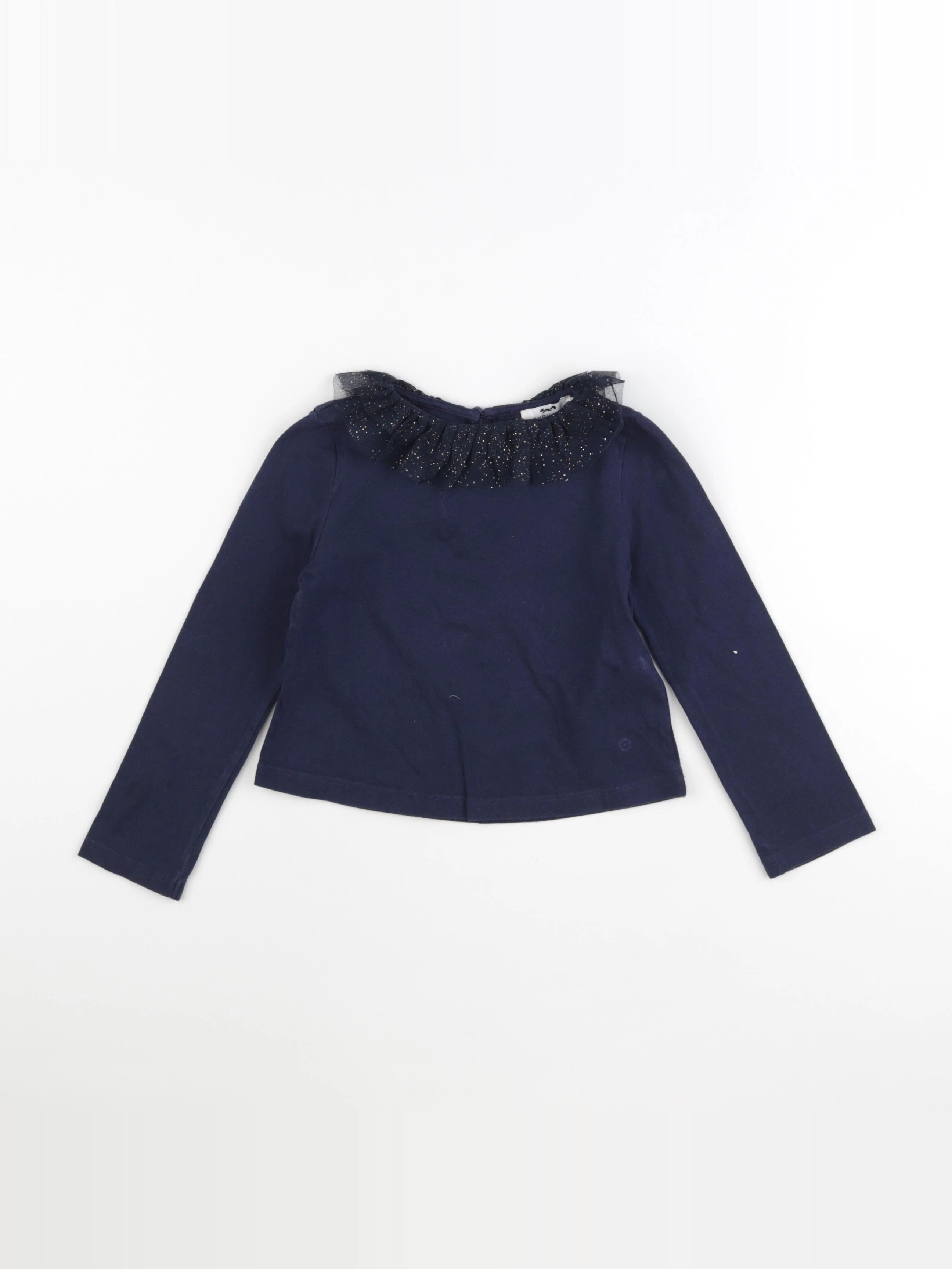 Cyrillus - tee-shirt bleu - 4 ans