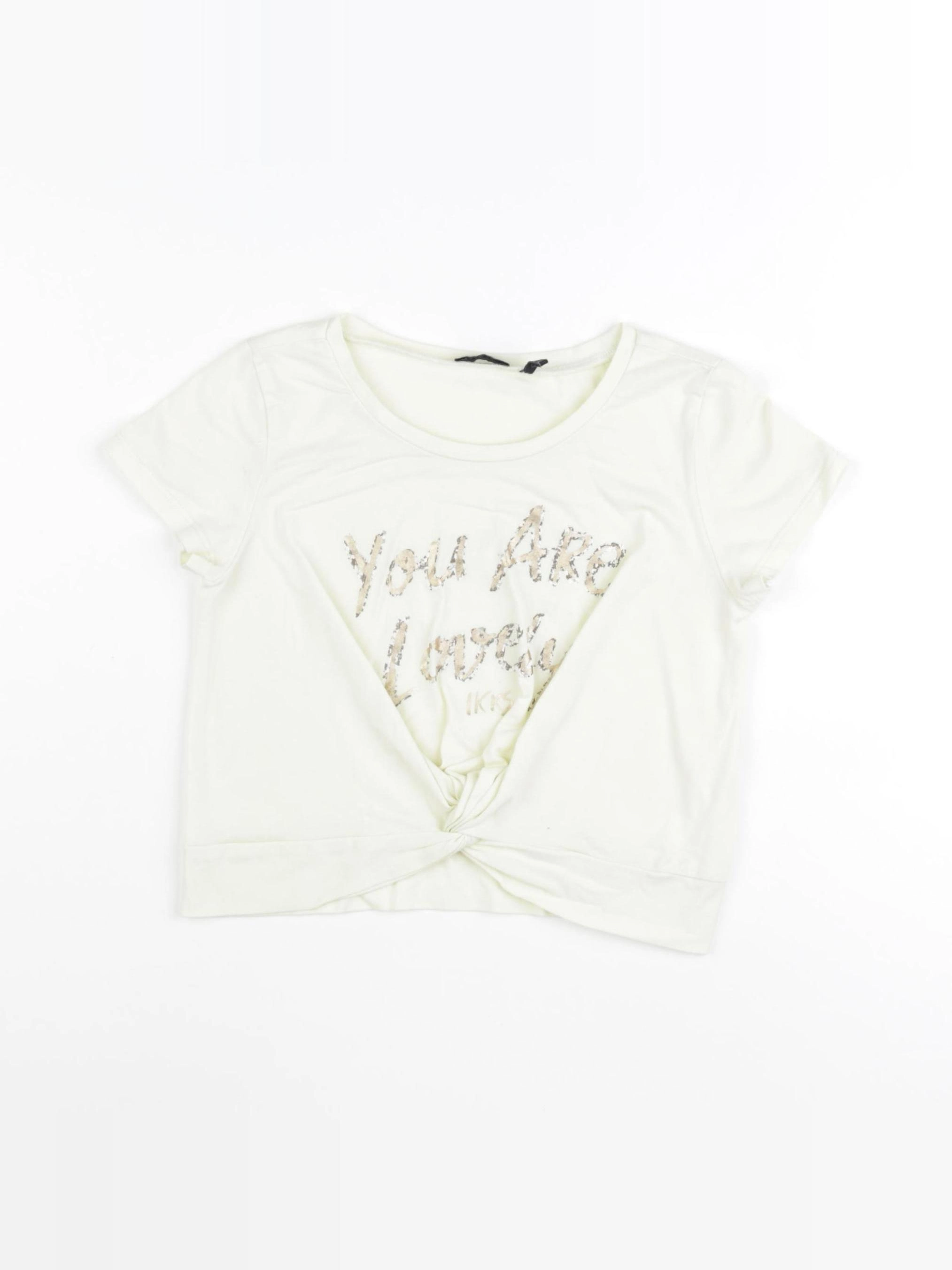IKKS - tee-shirt jaune - 6 ans