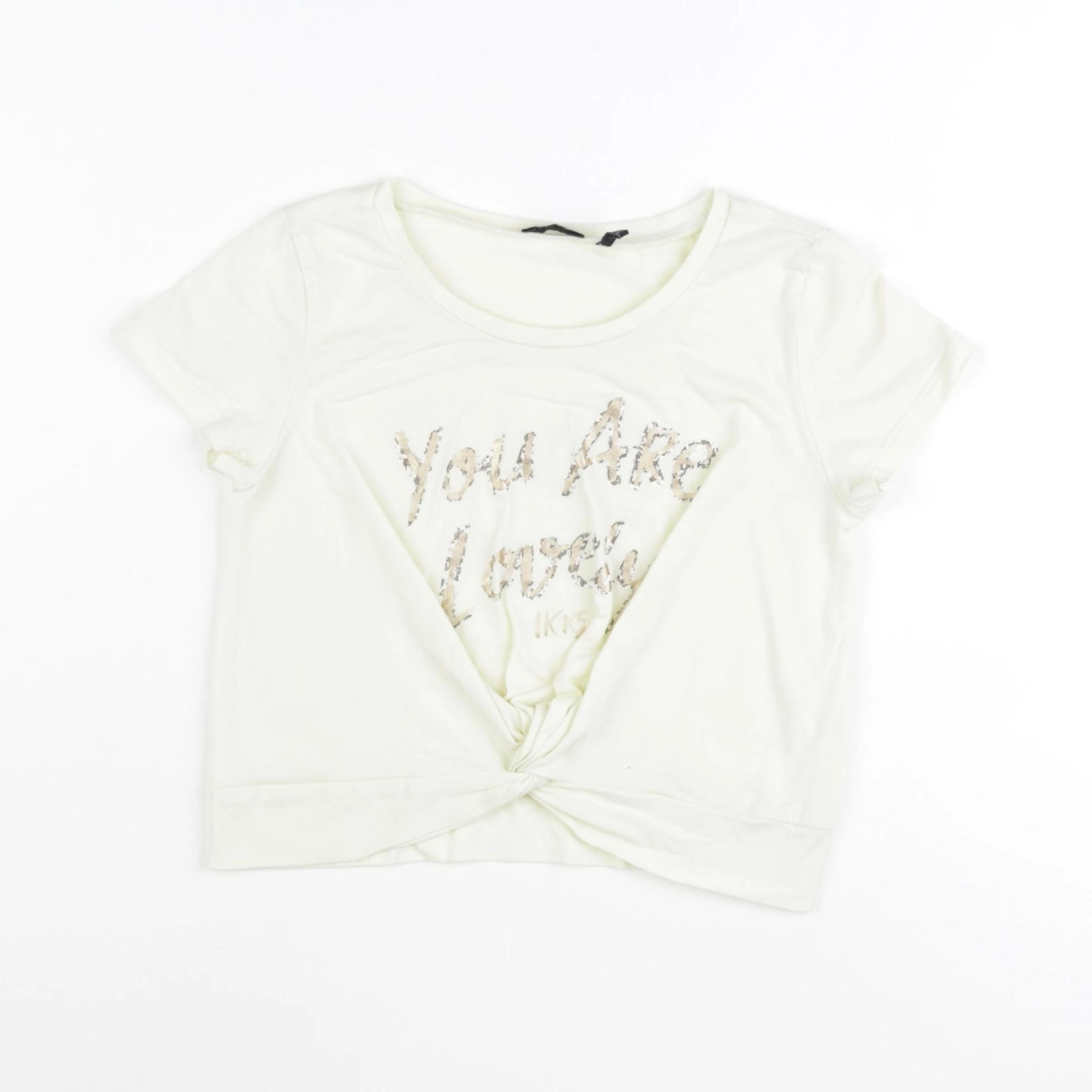 IKKS - tee-shirt jaune - 6 ans