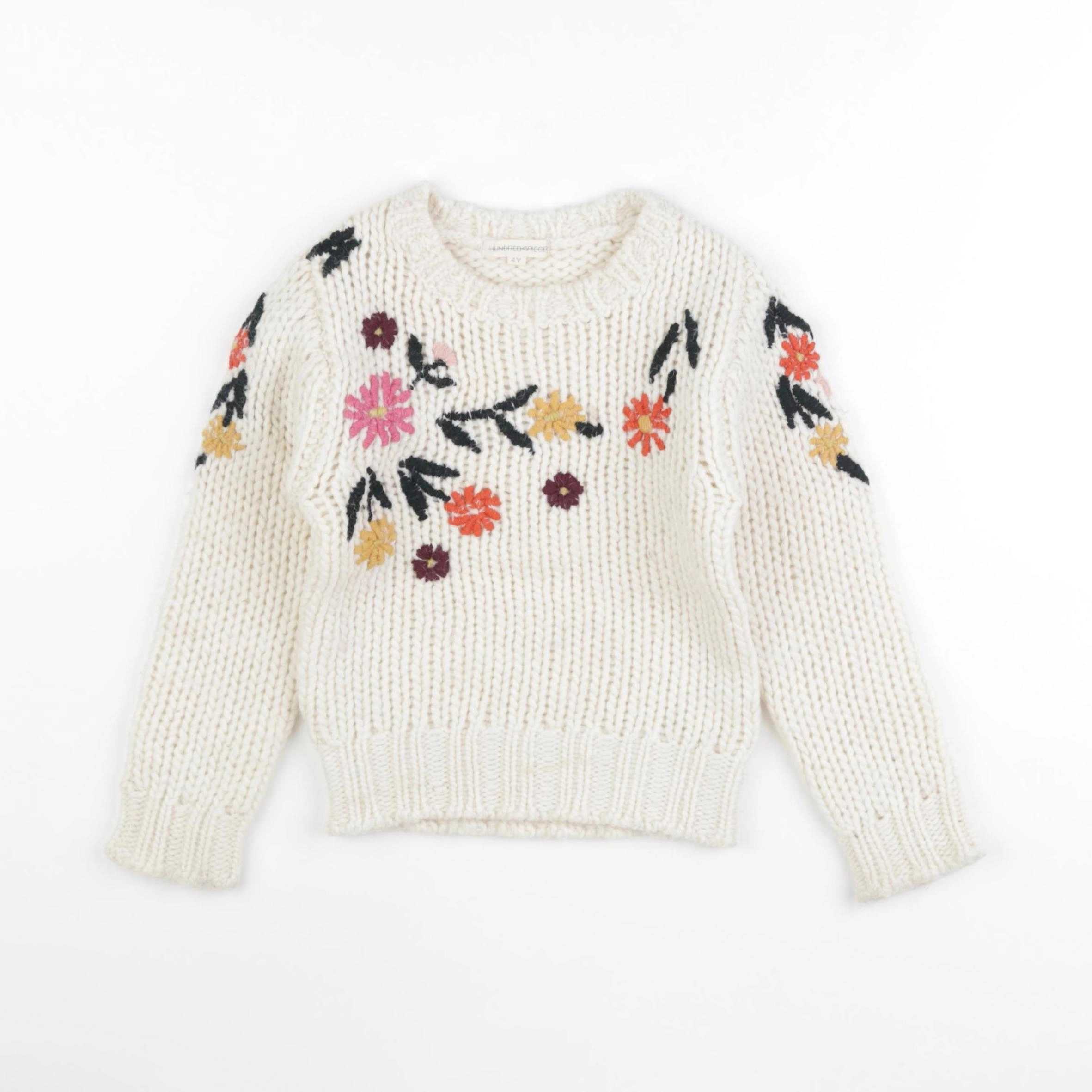Hundred Pieces - pull beige - 4 ans