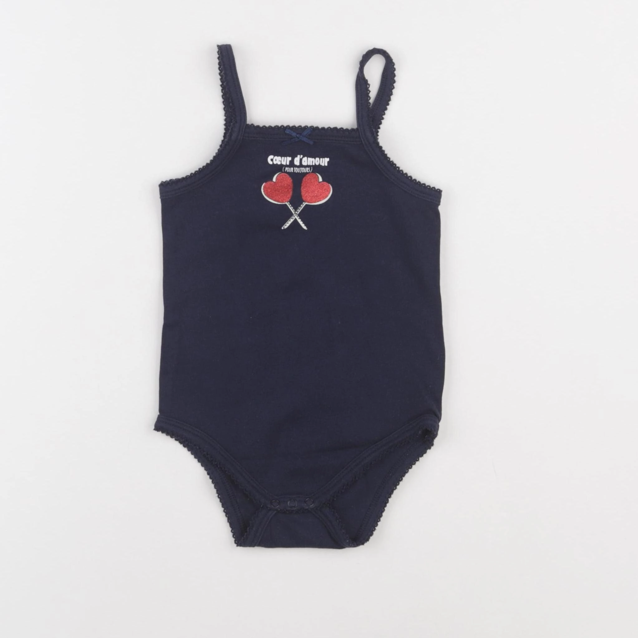 Vertbaudet - body bleu - 24 mois